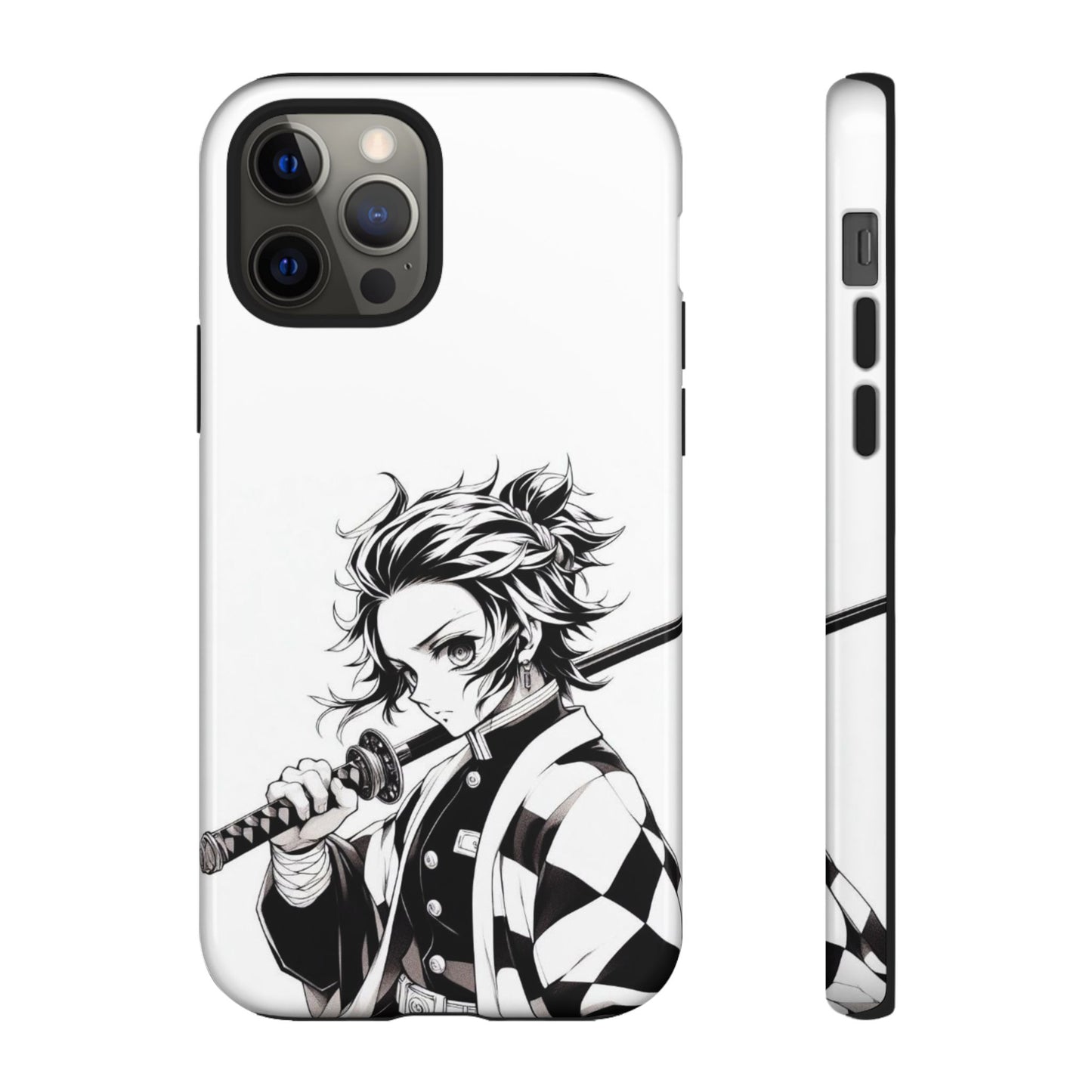 White Kamado Tanjiro Phone Case