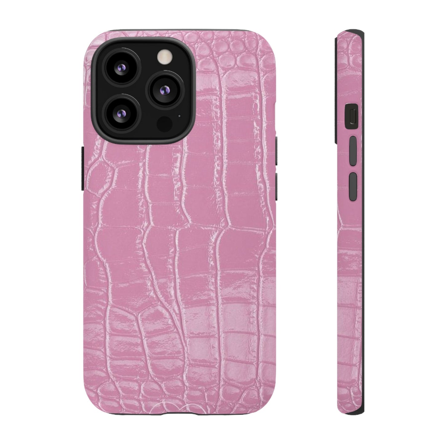 Pink Leather iPhone Case