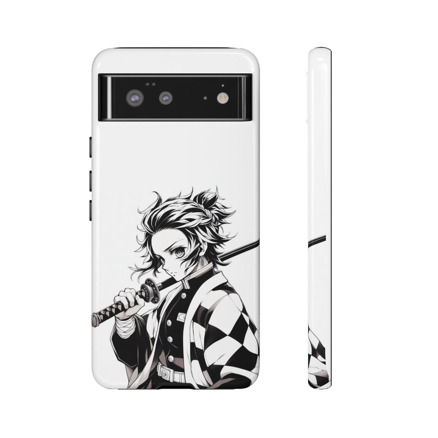 White Kamado Tanjiro Phone Case