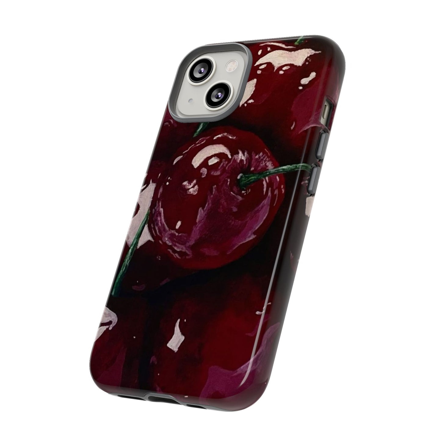 Cherry Painting iPhone Case