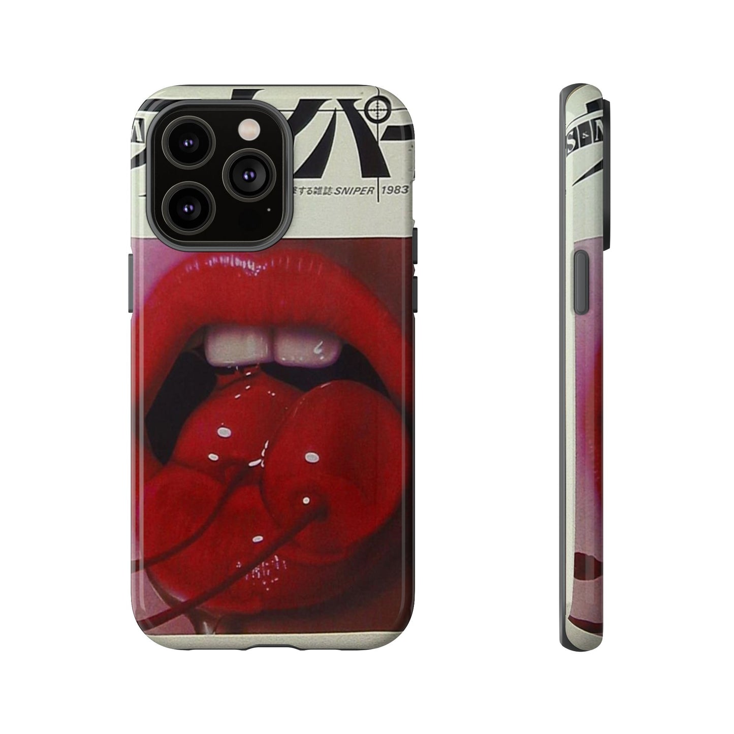 Cherry Lips iPhone Case