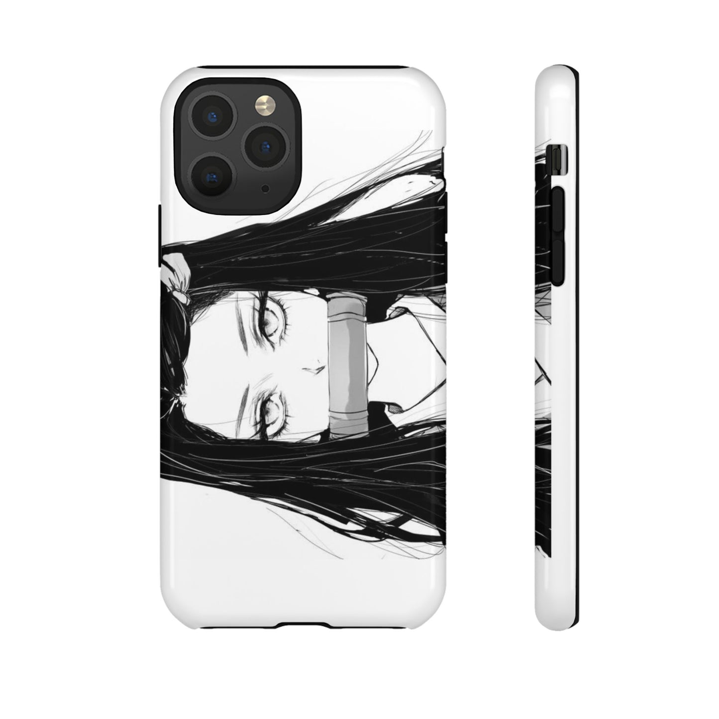 White Nezuko Kamado Clipart Phone Case