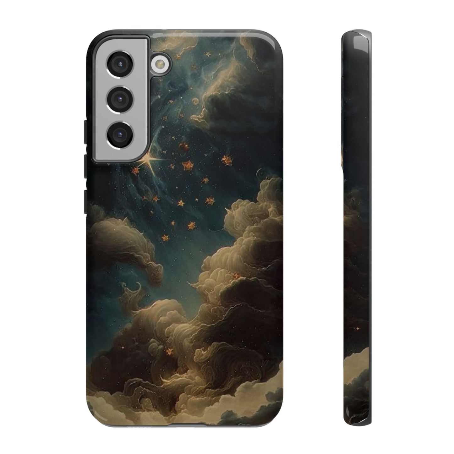 Cloudy Stars iPhone Case