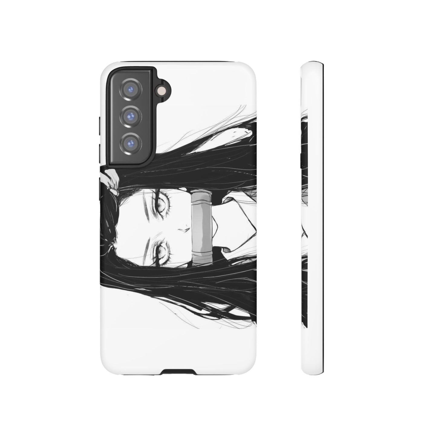 White Nezuko Kamado Clipart Phone Case