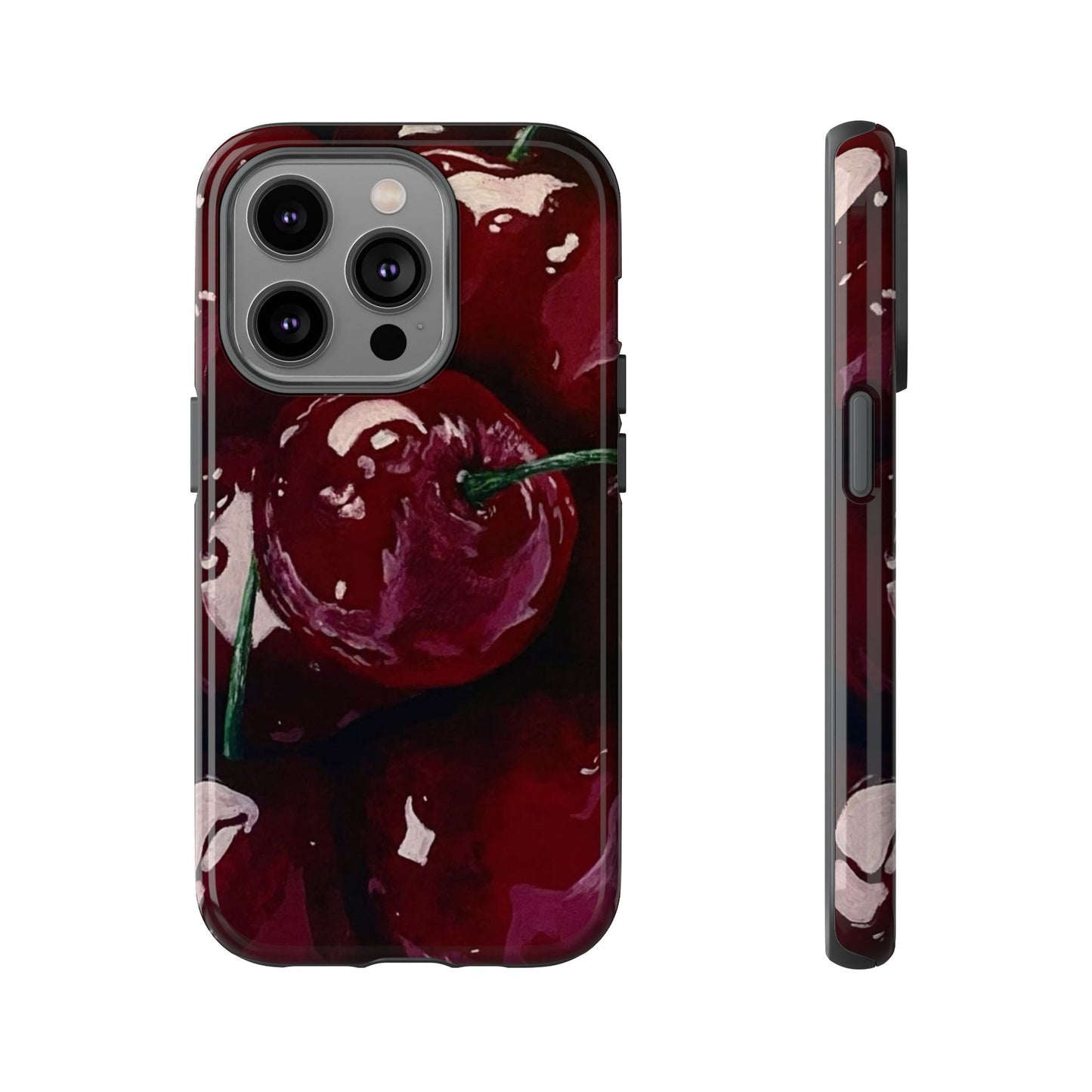 Cherry Painting iPhone Case