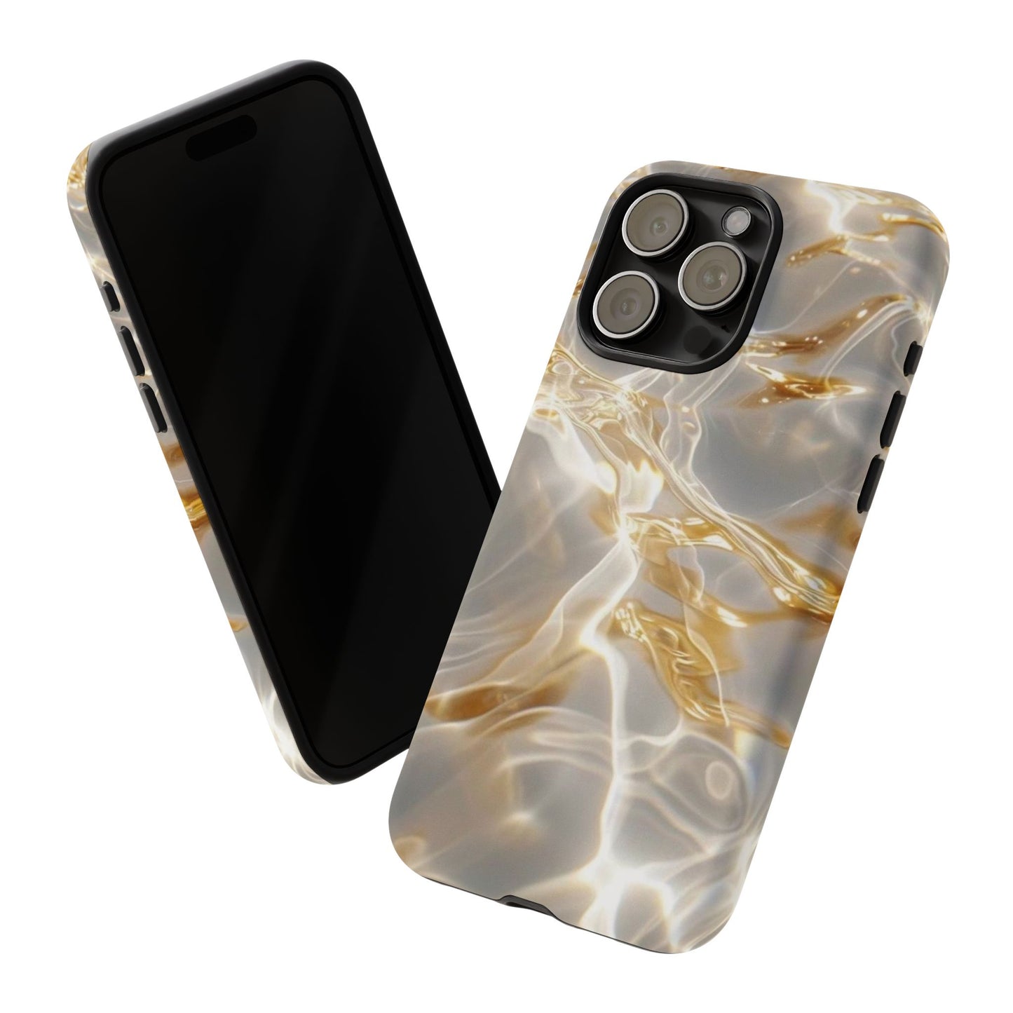 Golden Wave iPhone Case