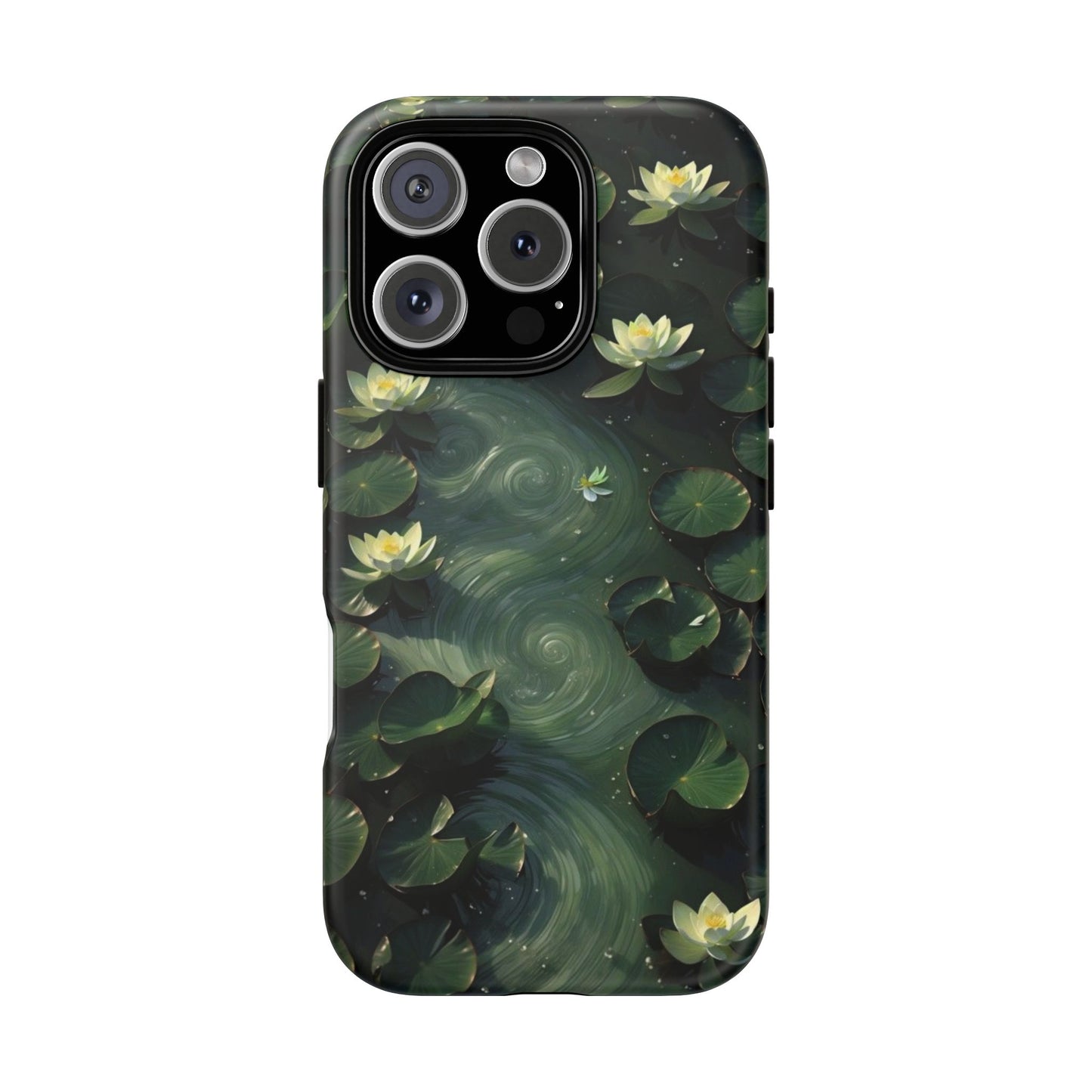 Lilypad Swirls iPhone Case