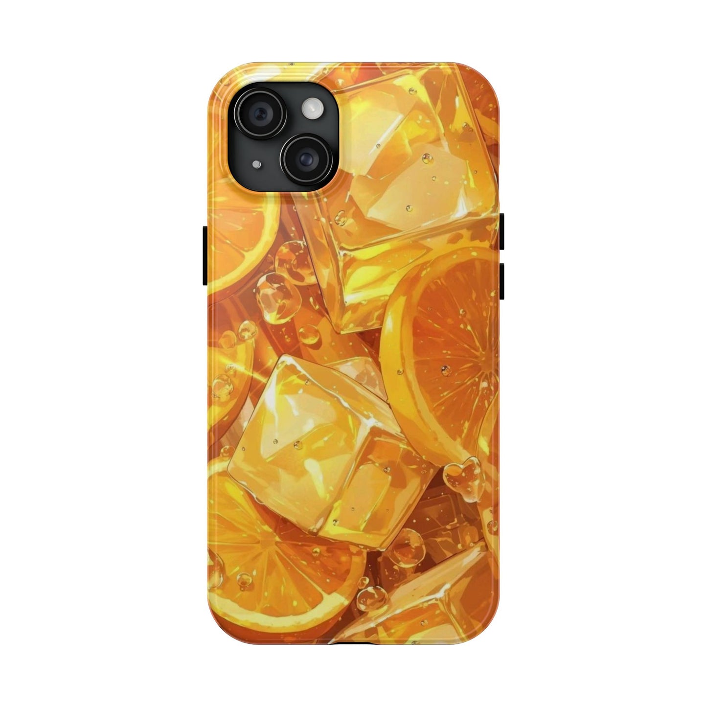 Icy Orange iPhone Case