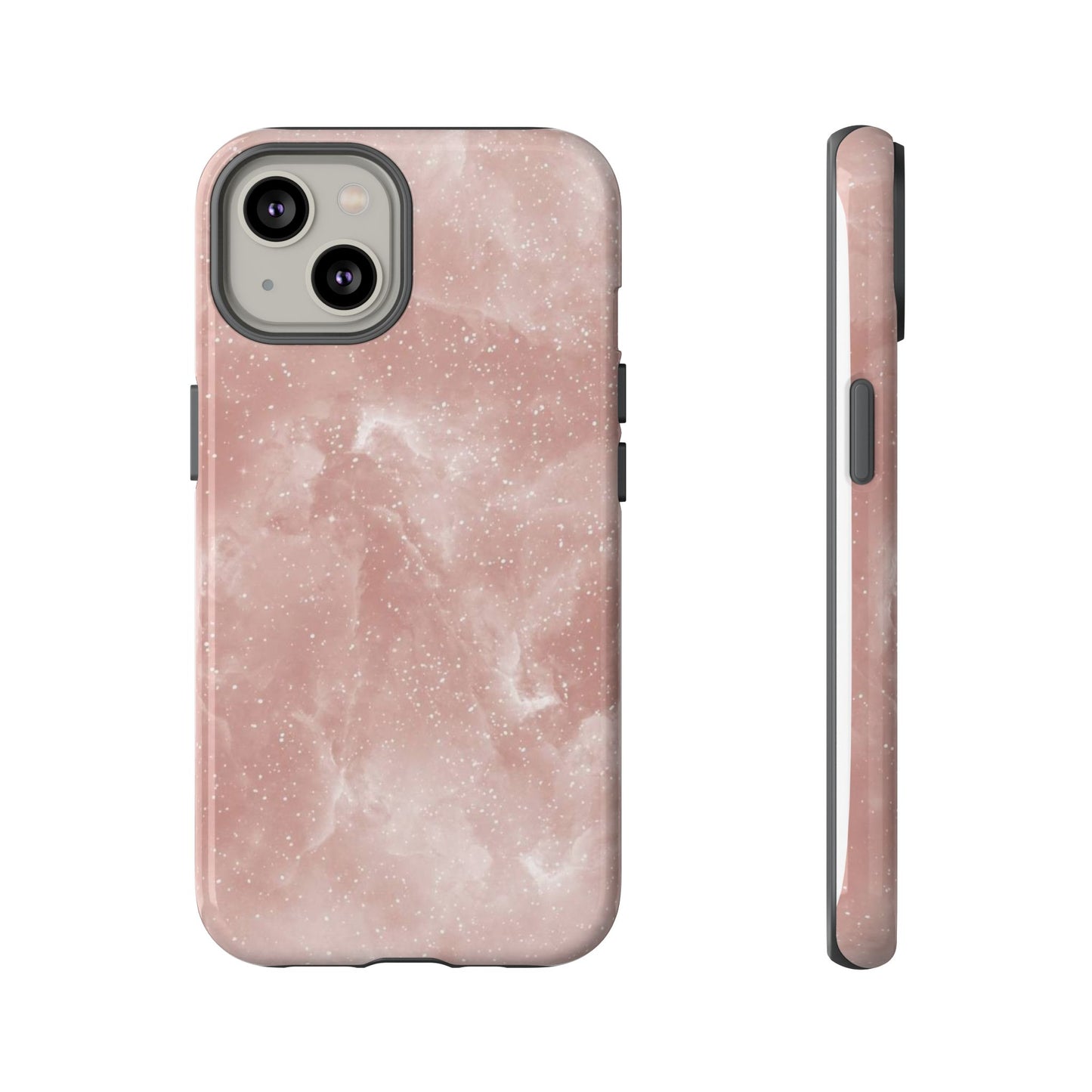 Rose Quartz Glitter iPhone Case