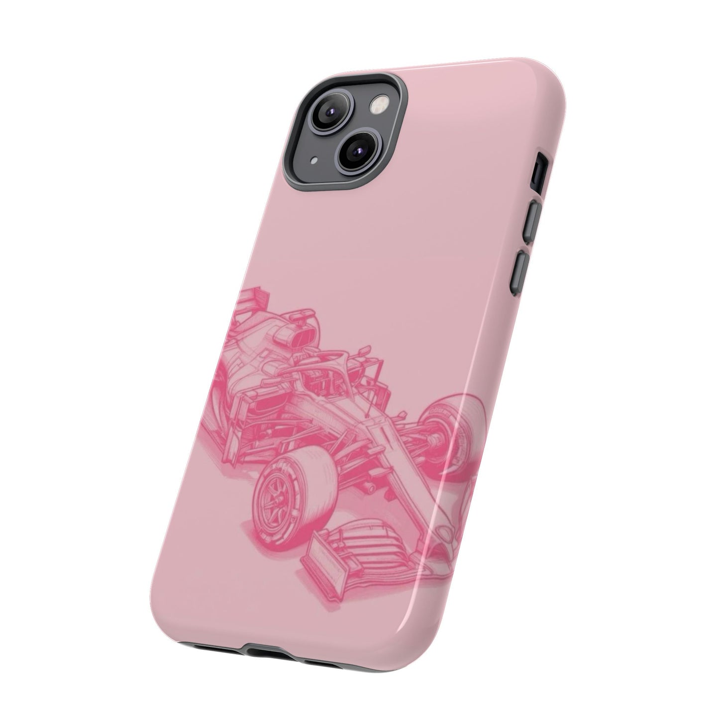 Pink Racecar iPhone Case