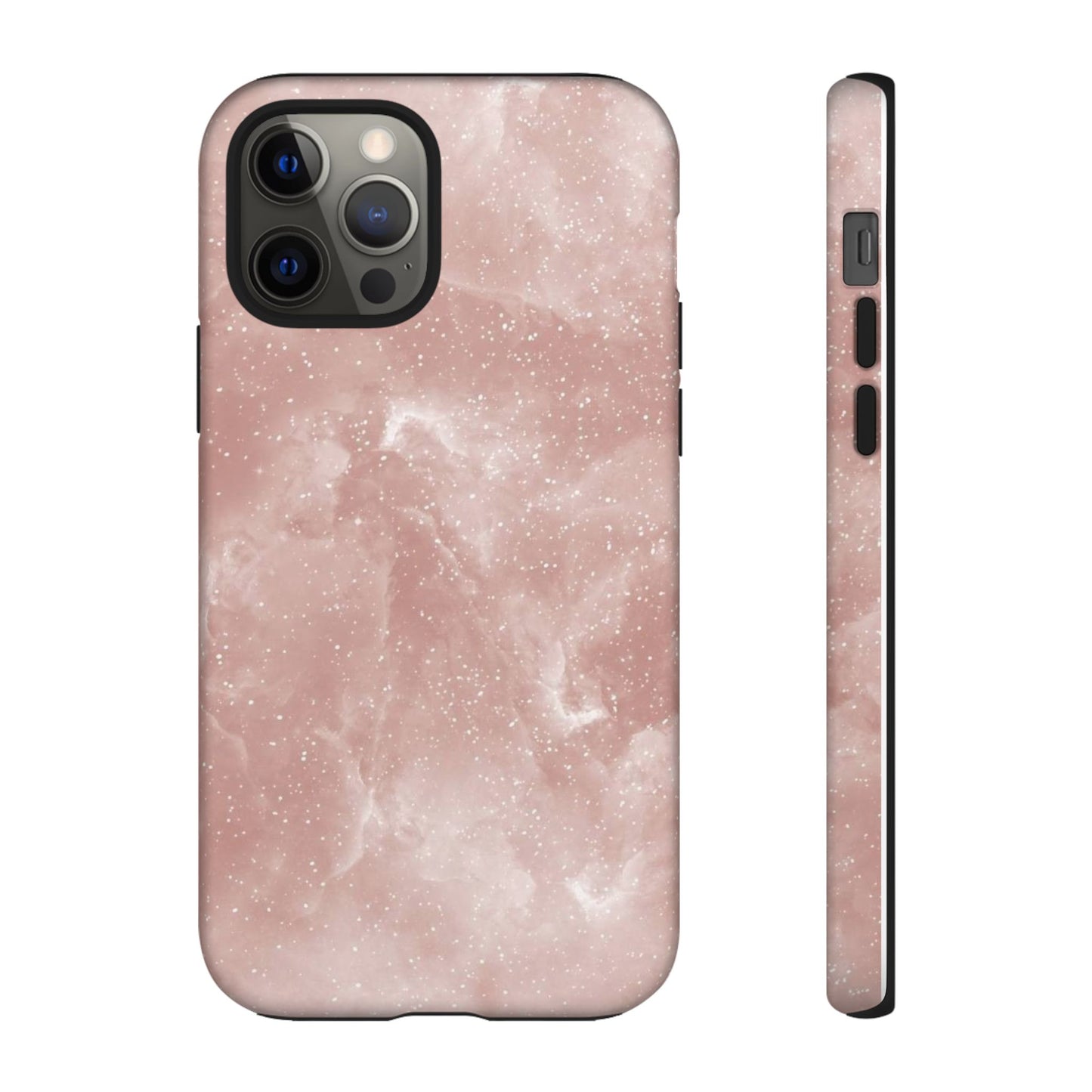 Rose Quartz Glitter iPhone Case