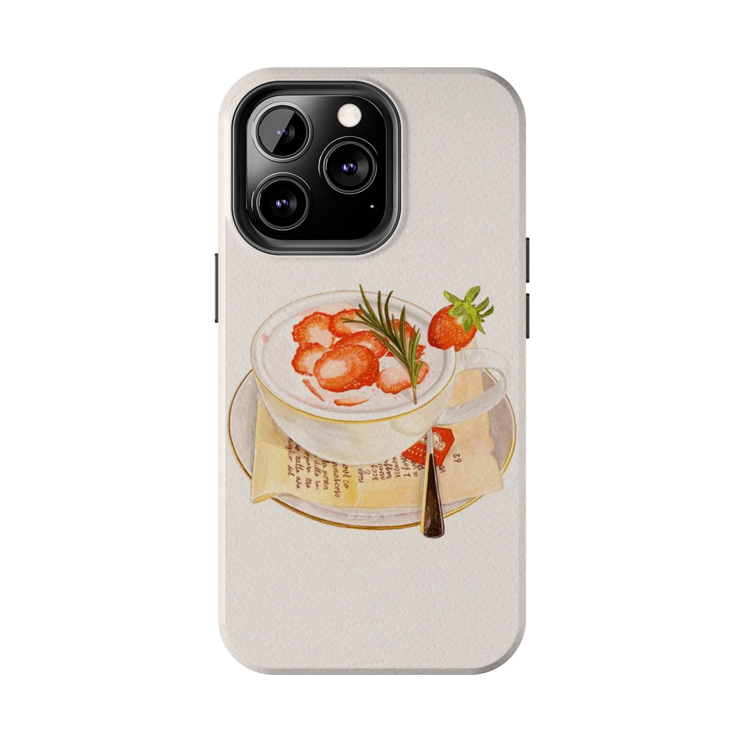 Strawberry Cream iPhone Case