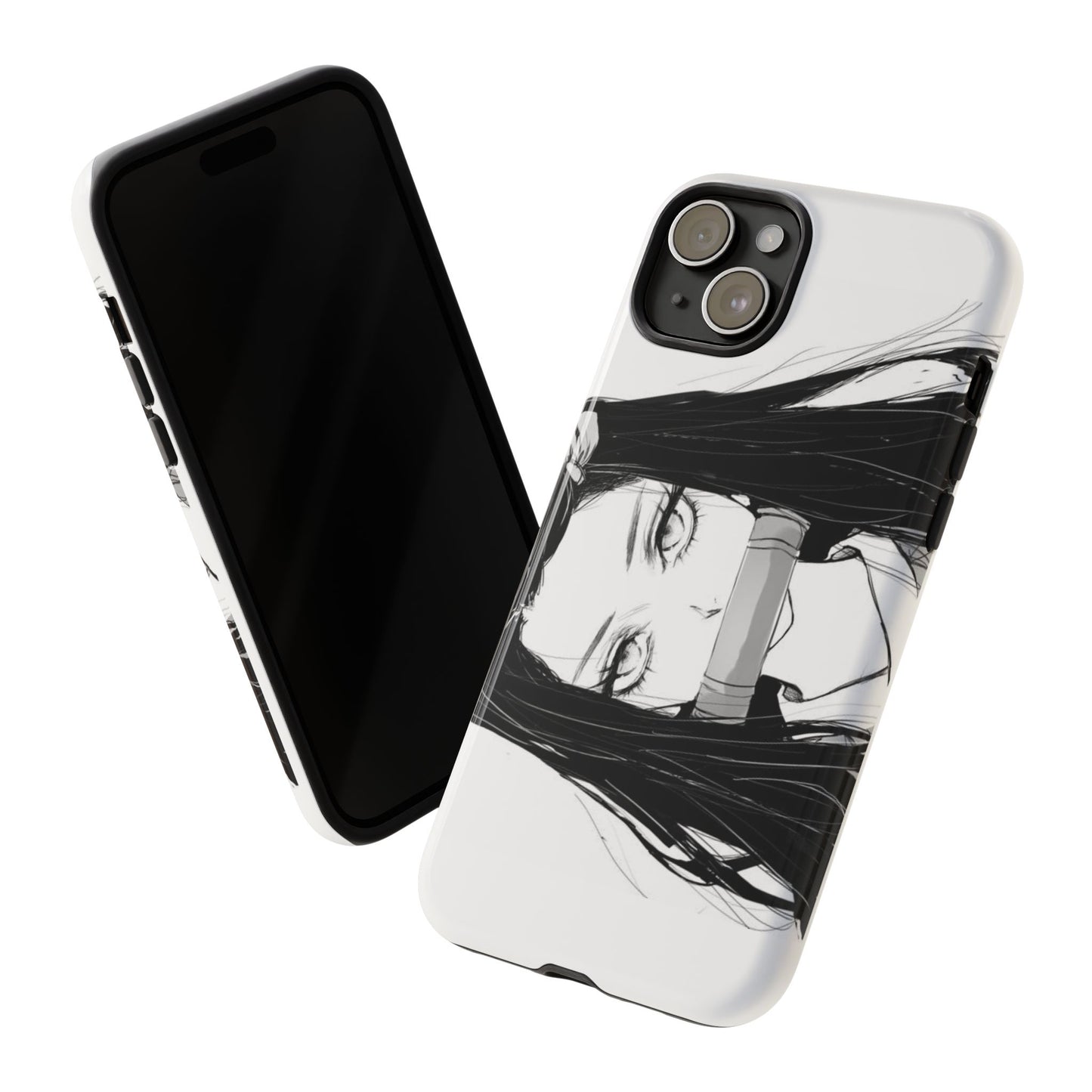 White Nezuko Kamado Clipart Phone Case