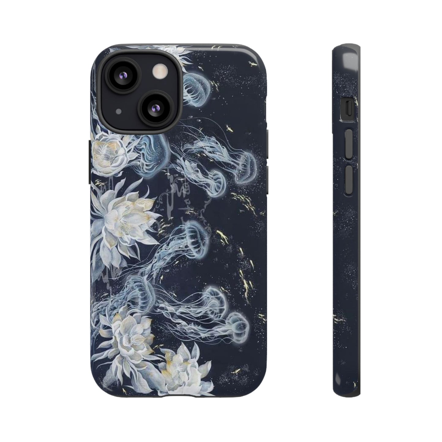 Jellyfish & Lily iPhone Case