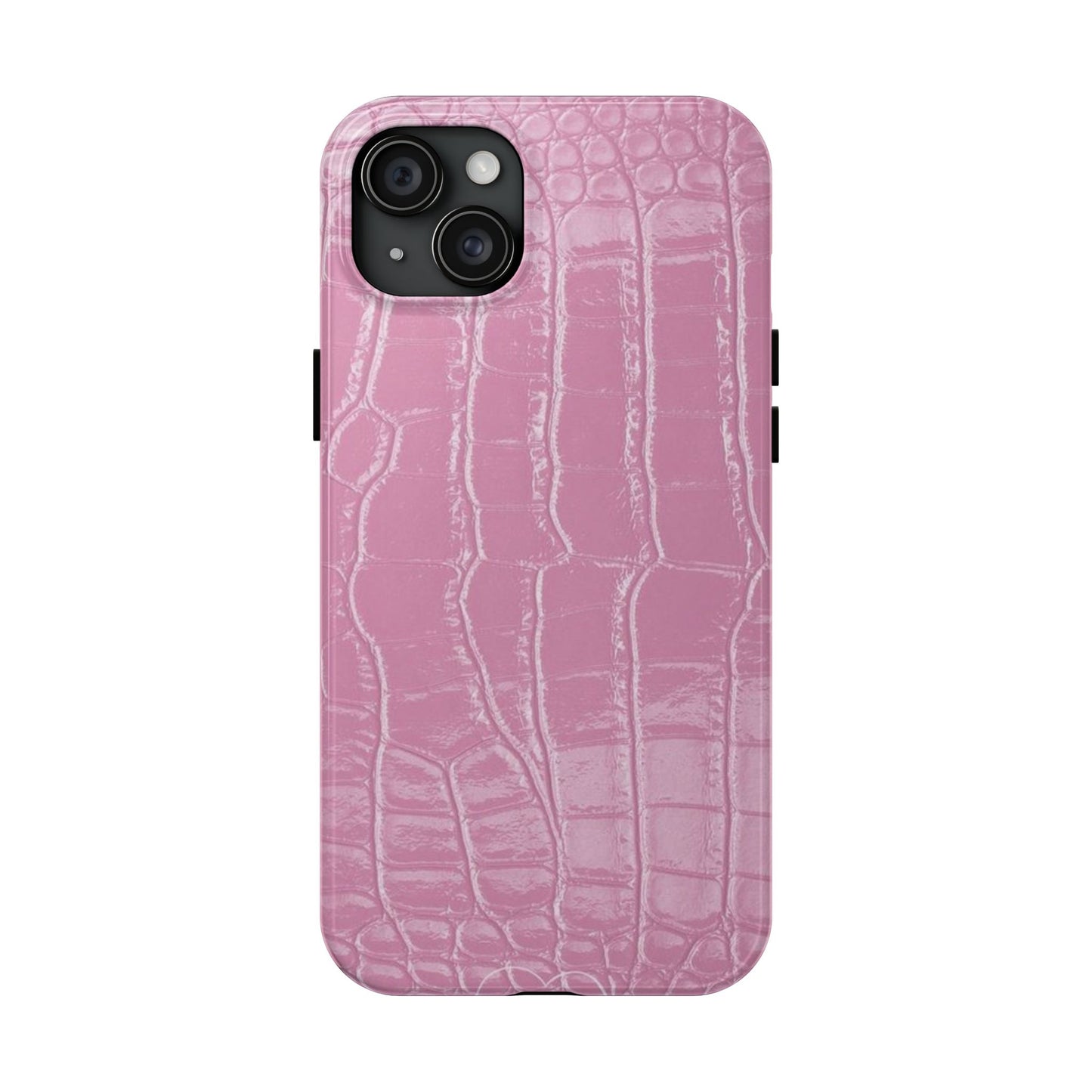 Pink Leather iPhone Case