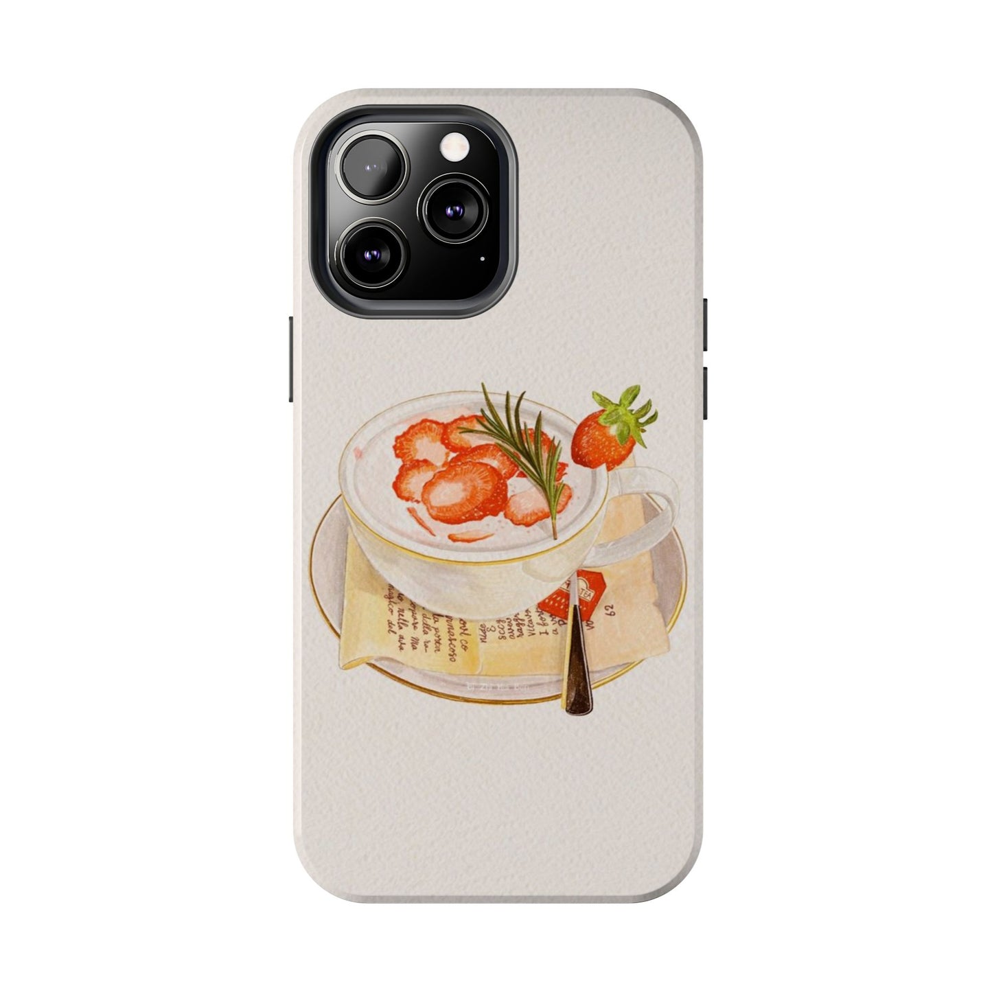 Strawberry Cream iPhone Case