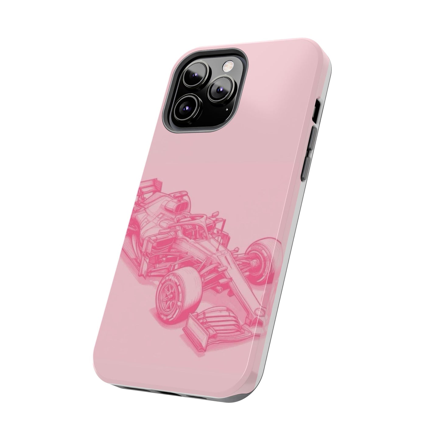 Pink Racecar iPhone Case