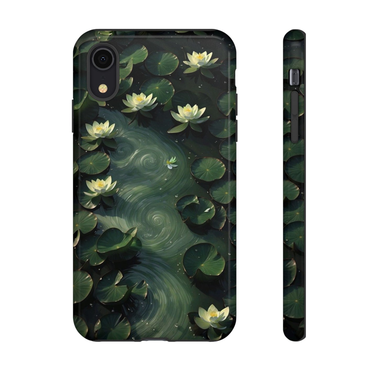 Lilypad Swirls iPhone Case