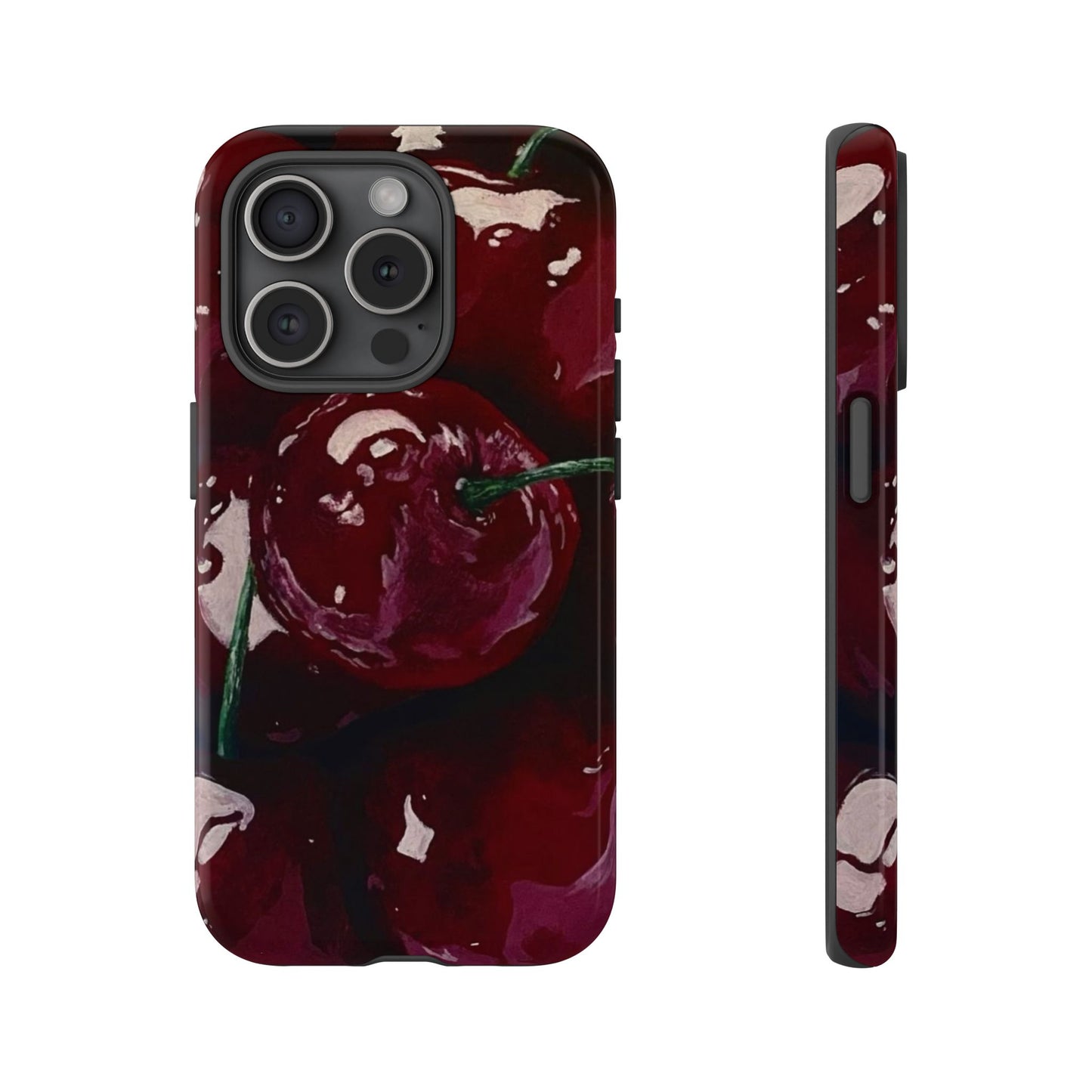 Cherry Painting iPhone Case