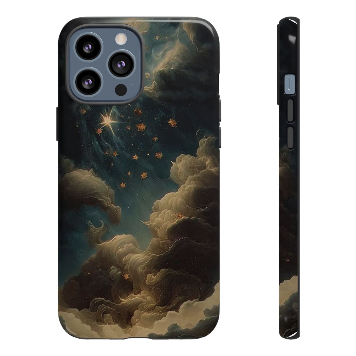 Cloudy Stars iPhone Case