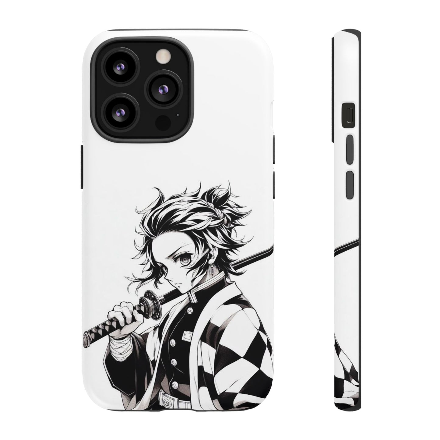 White Kamado Tanjiro Phone Case