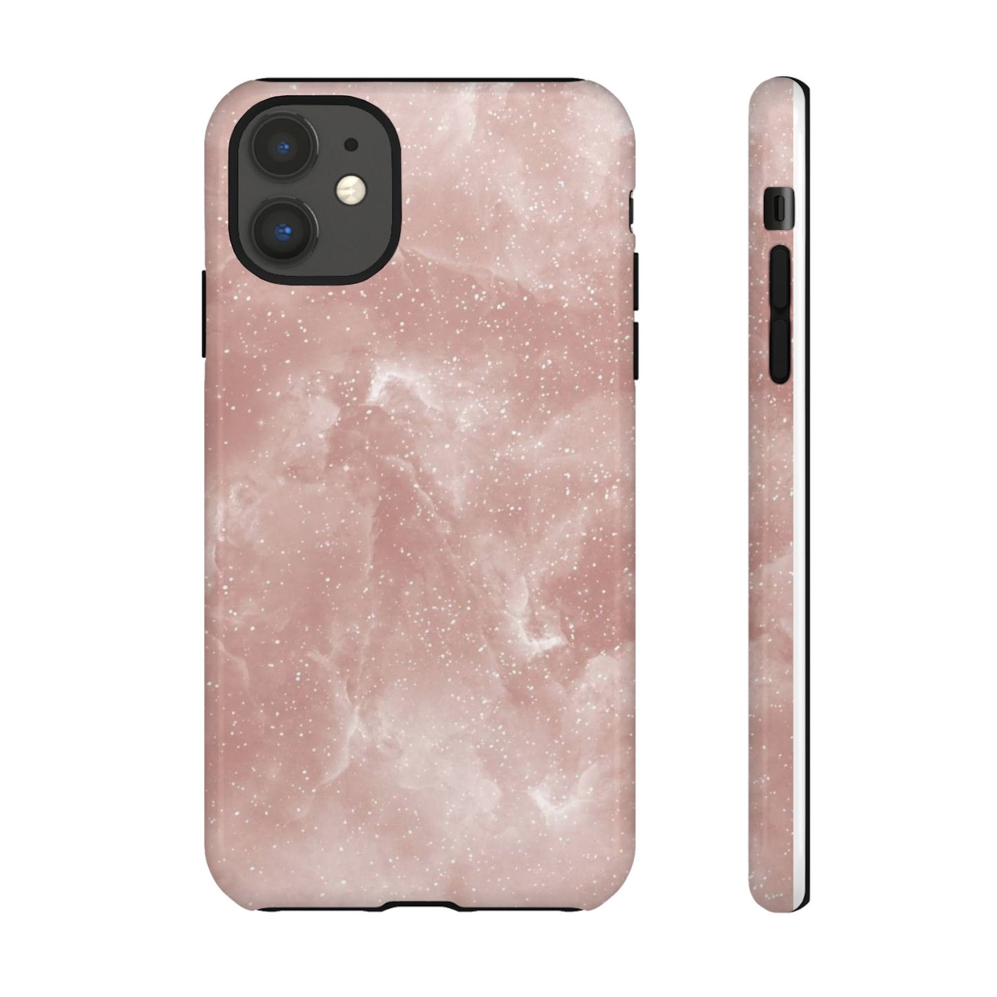 Rose Quartz Glitter iPhone Case