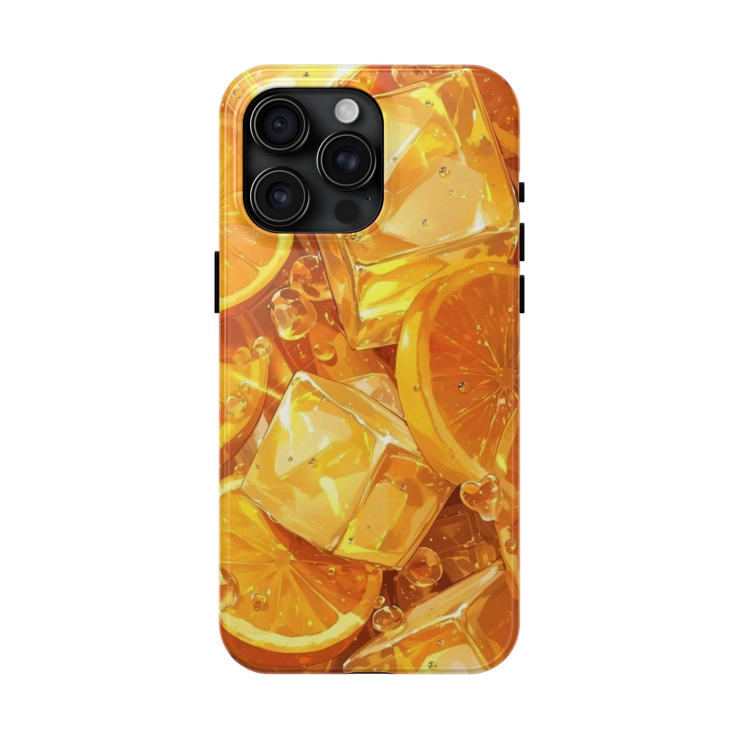 Icy Orange iPhone Case