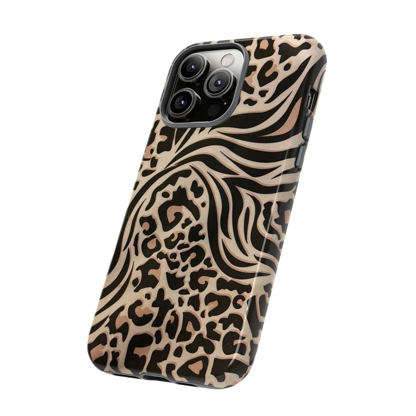 Cheetah Zebra iPhone Case