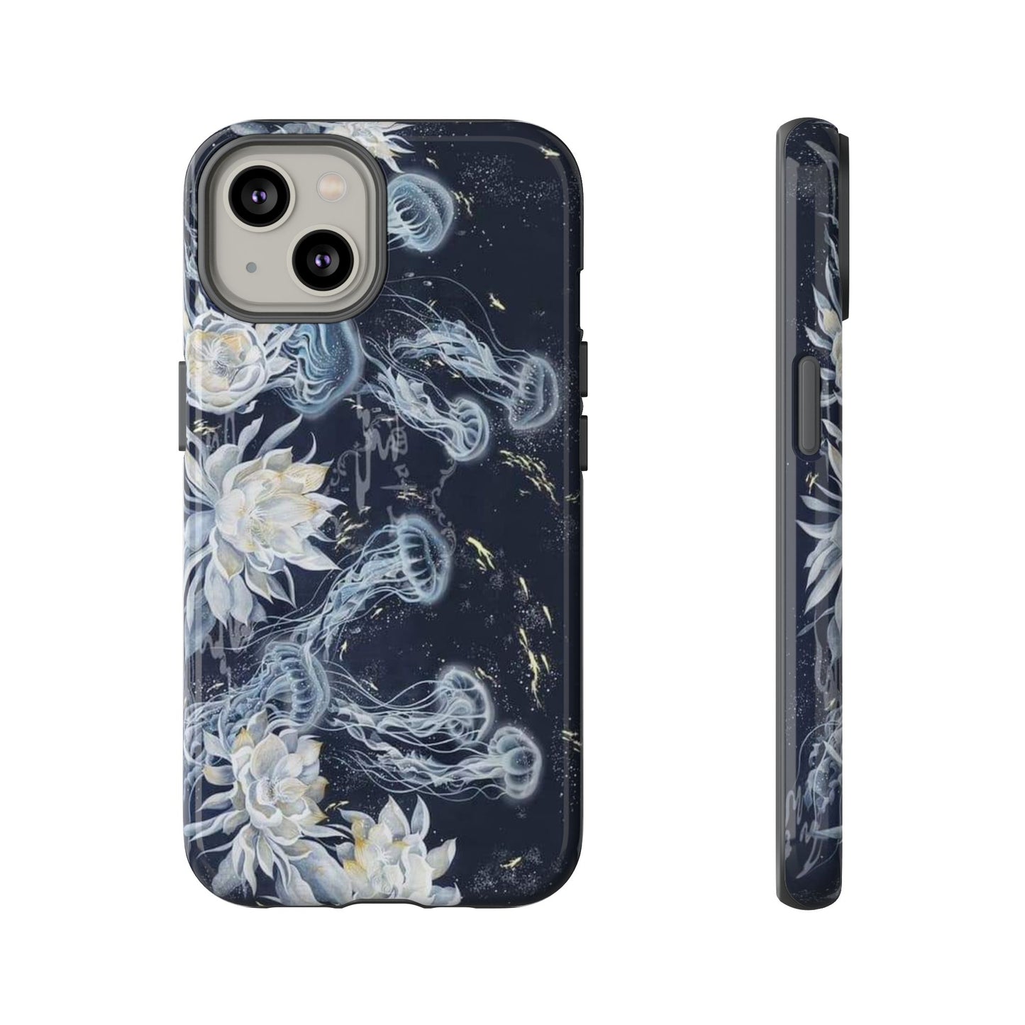 Jellyfish & Lily iPhone Case