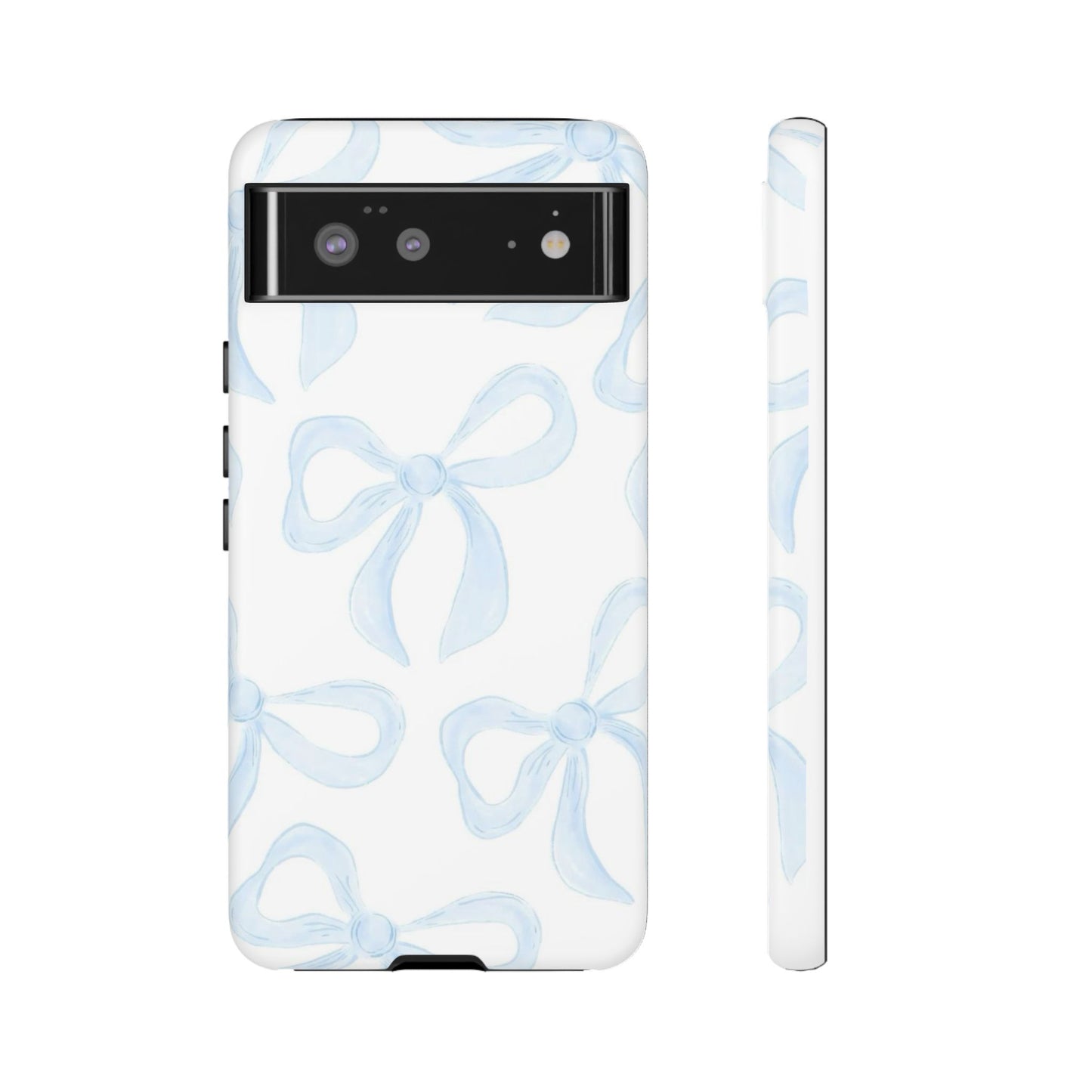 Blue Coquette Bow iPhone Case