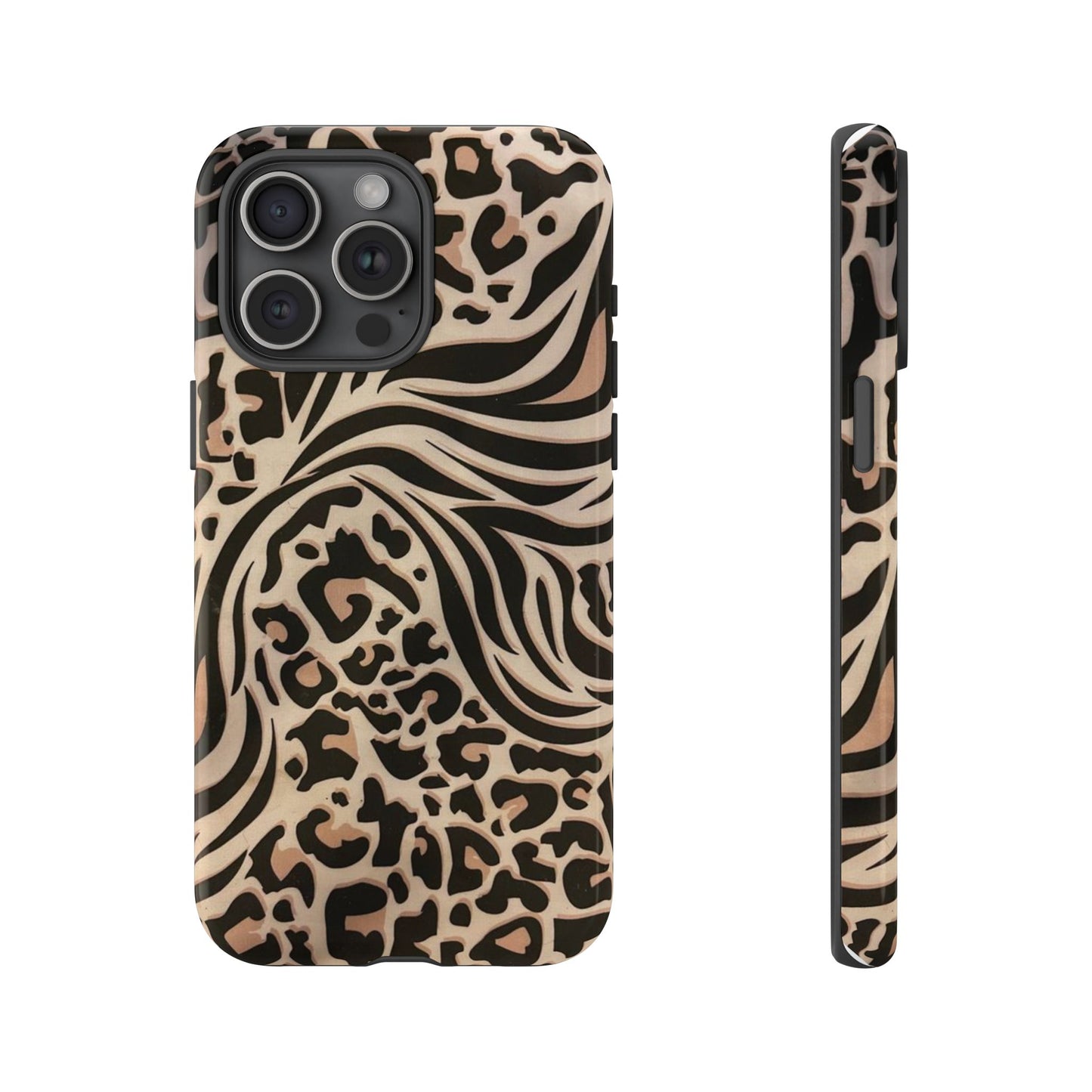 Cheetah Zebra iPhone Case