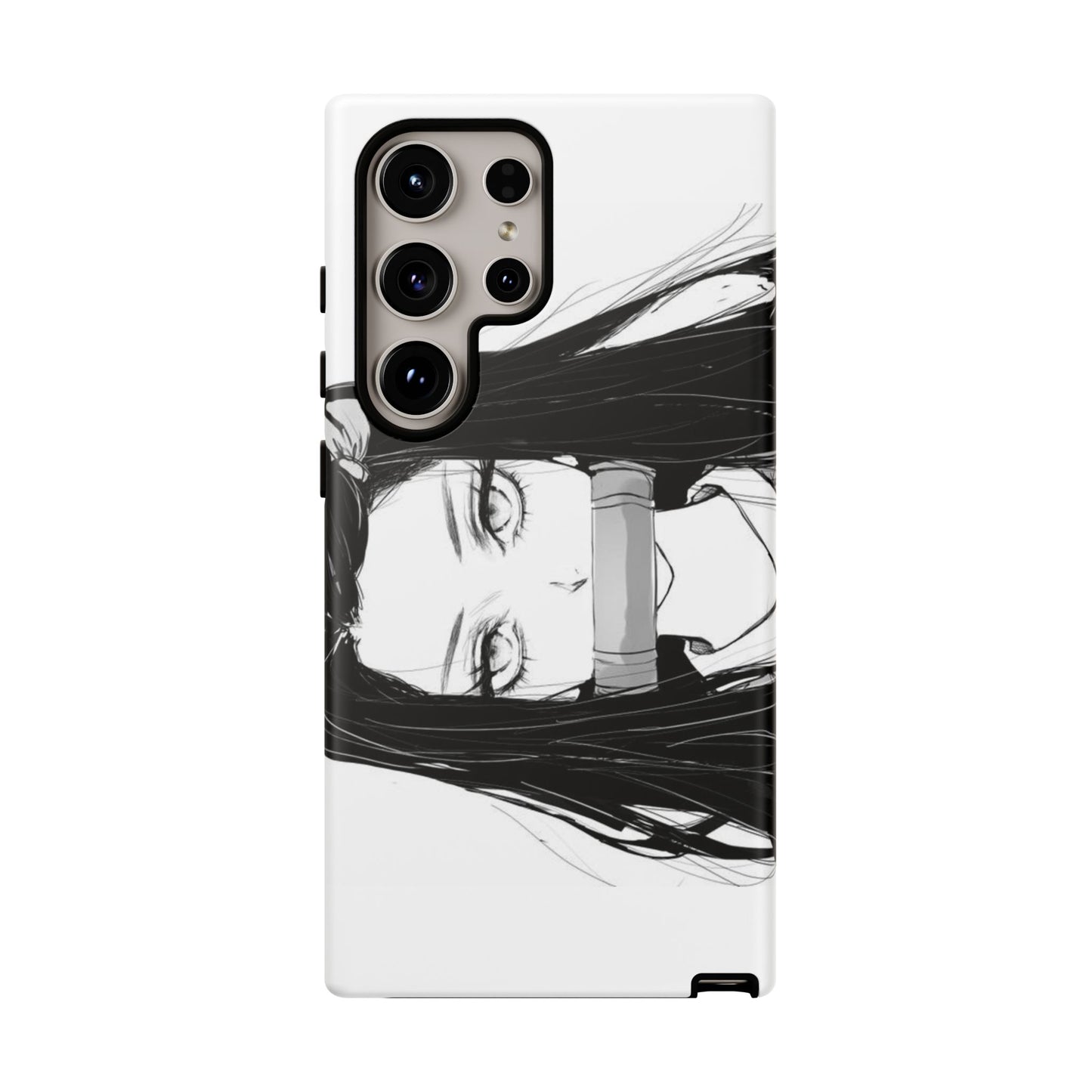 White Nezuko Kamado Clipart Phone Case