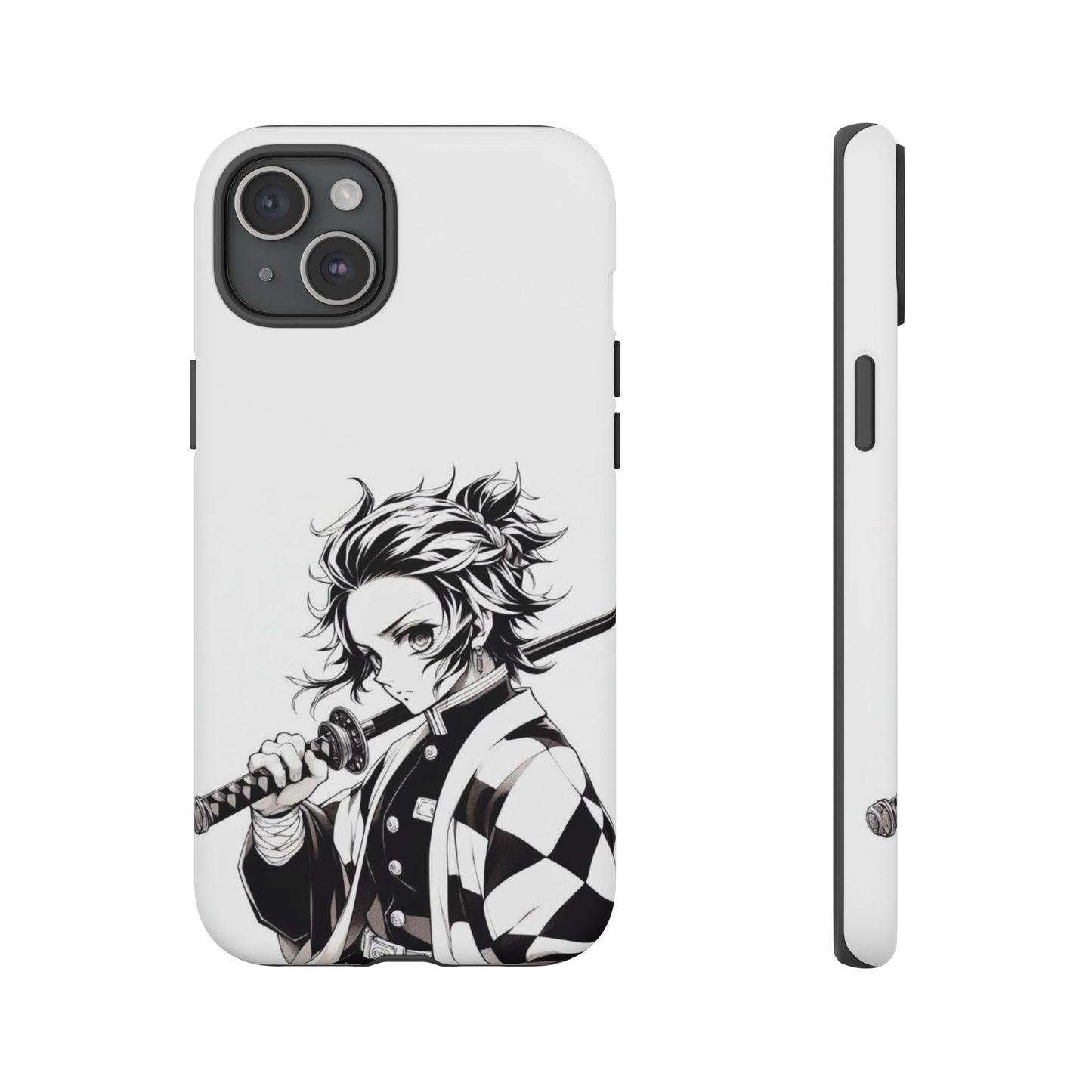 White Kamado Tanjiro Phone Case