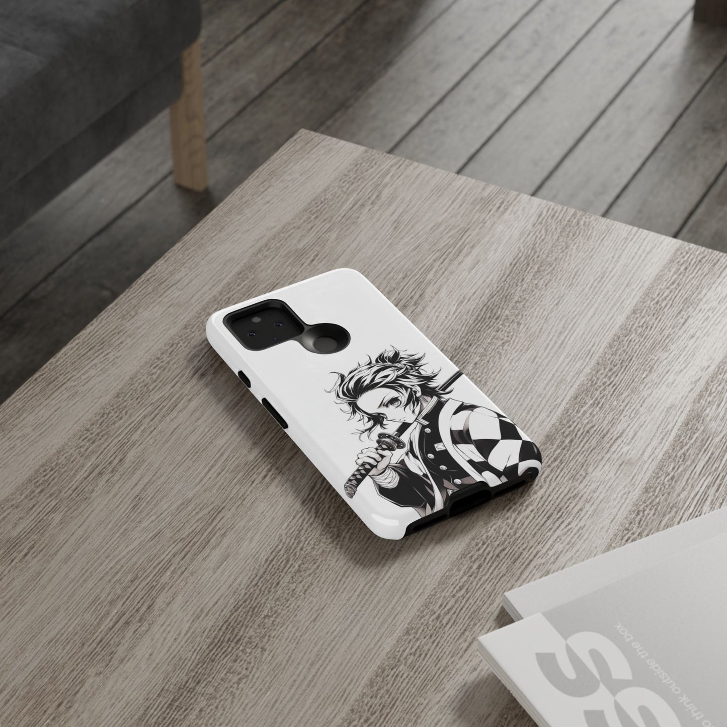 White Kamado Tanjiro Phone Case