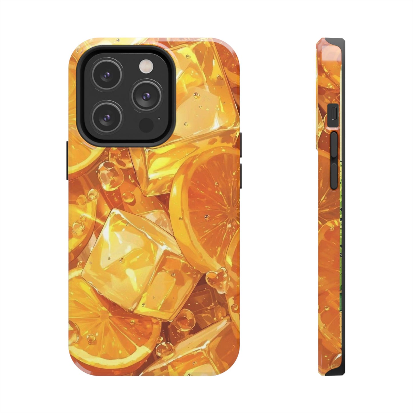 Icy Orange iPhone Case