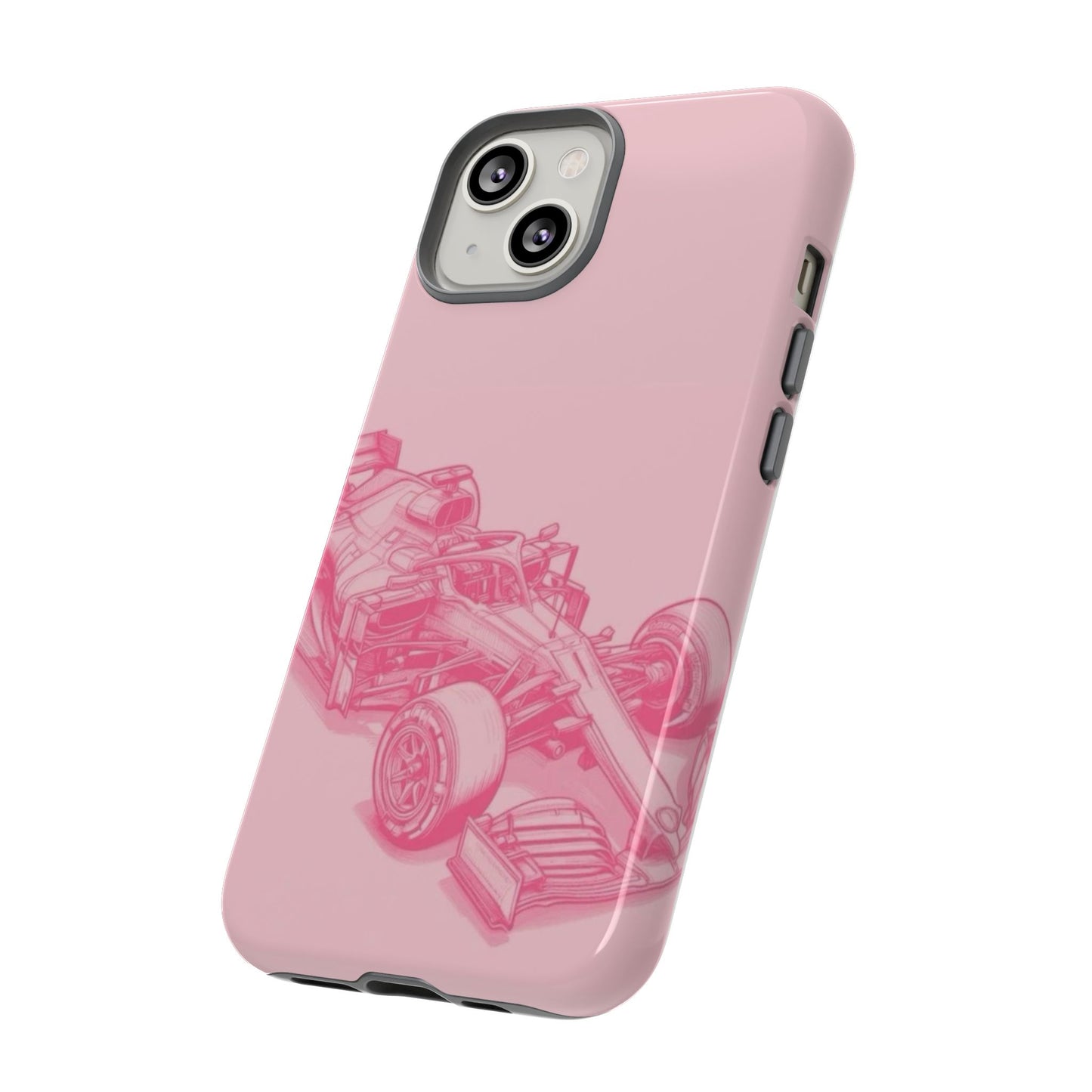 Pink Racecar iPhone Case