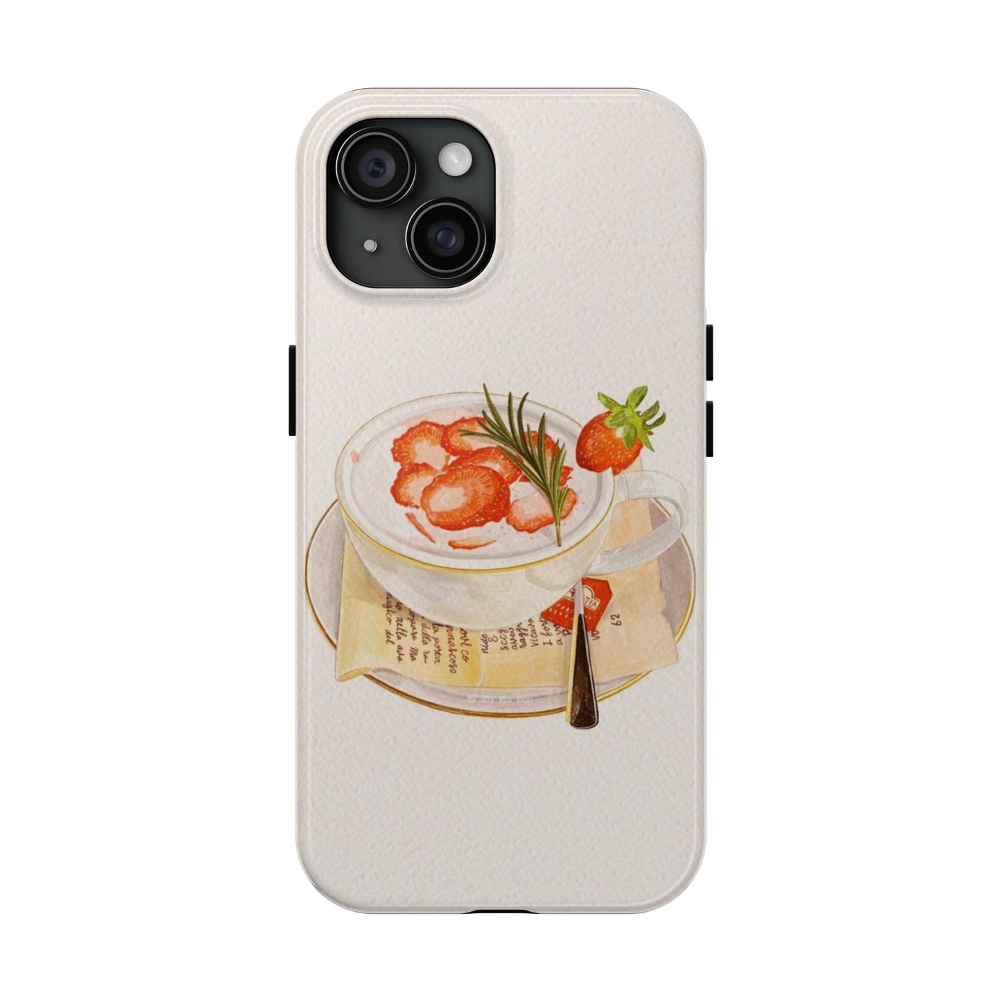 Strawberry Cream iPhone Case