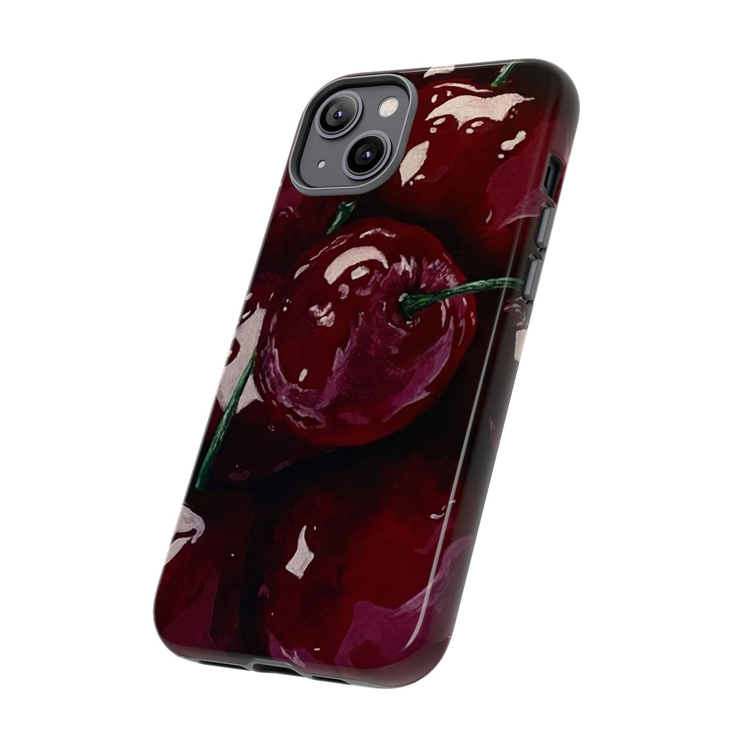 Cherry Painting iPhone Case