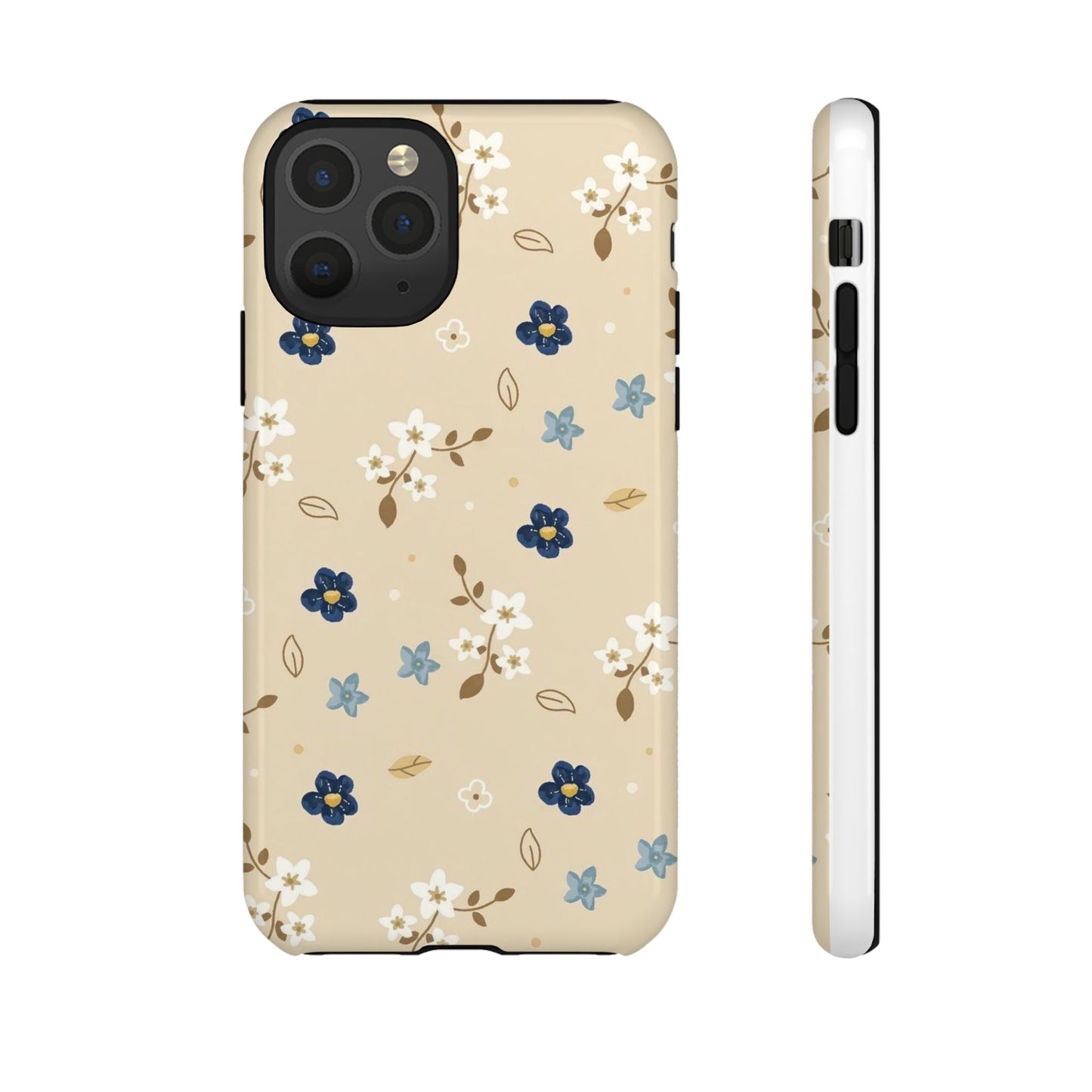 Navy Daisy Phone Case