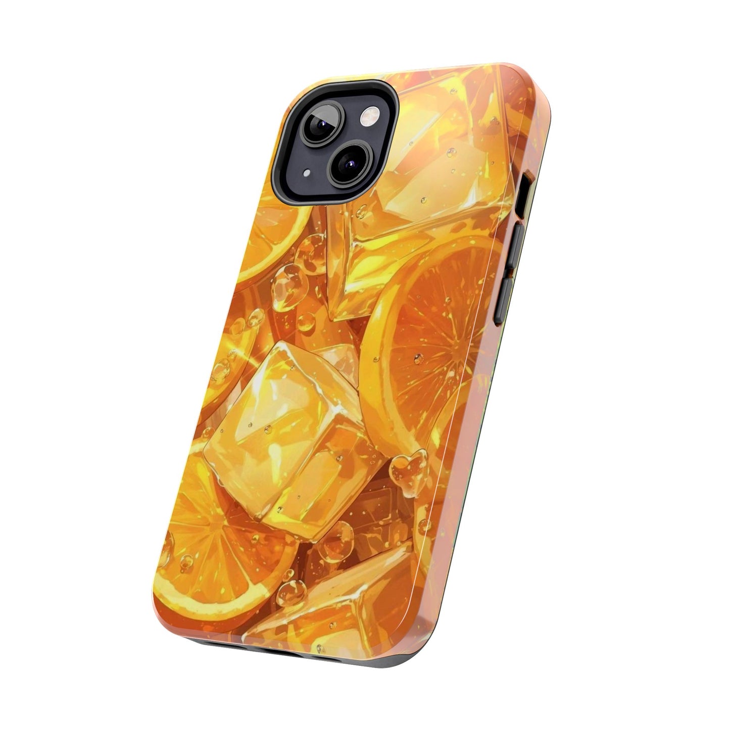 Icy Orange iPhone Case