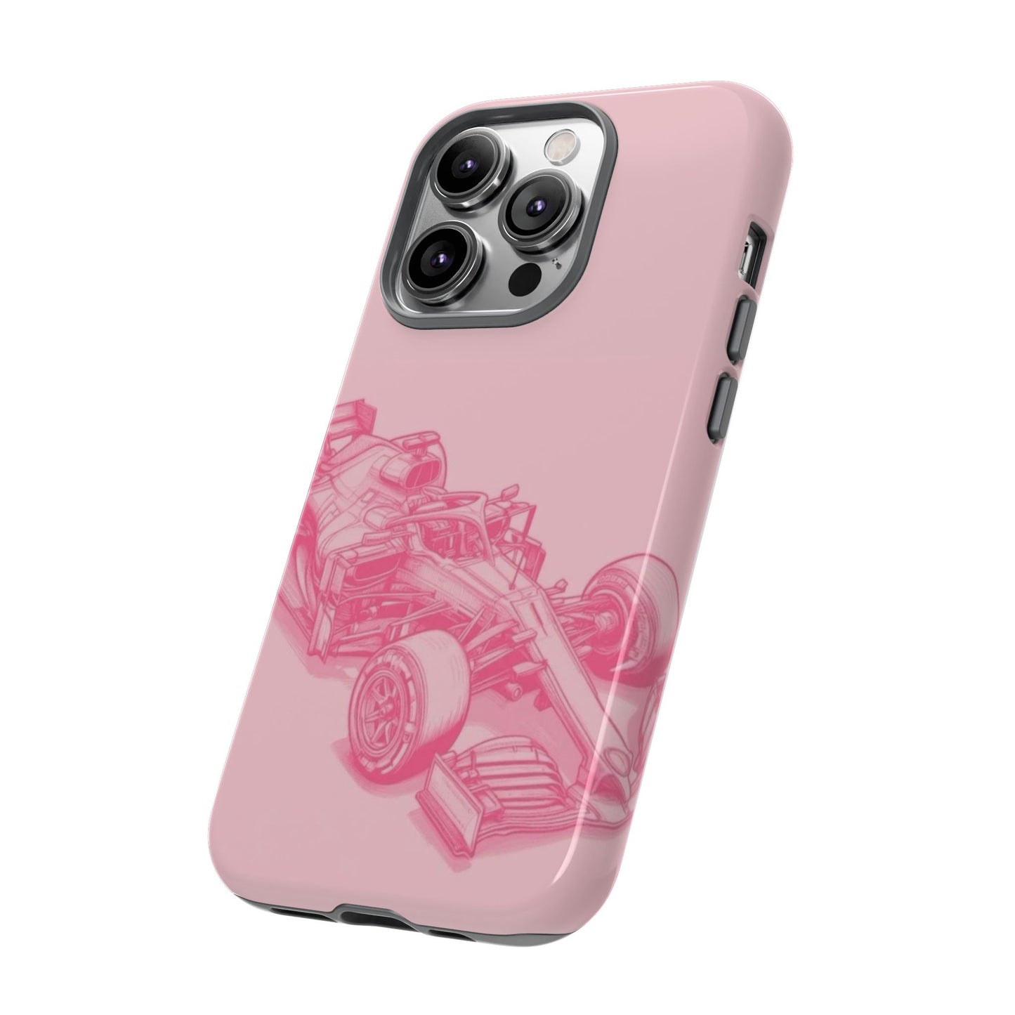 Pink Racecar iPhone Case