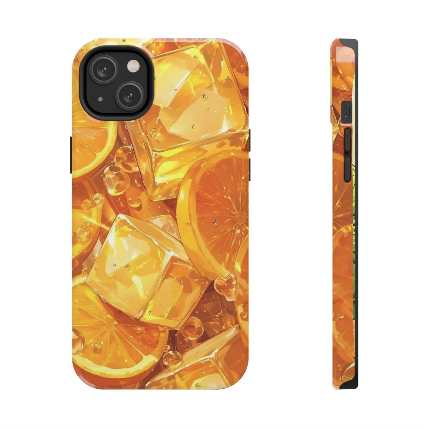 Icy Orange iPhone Case