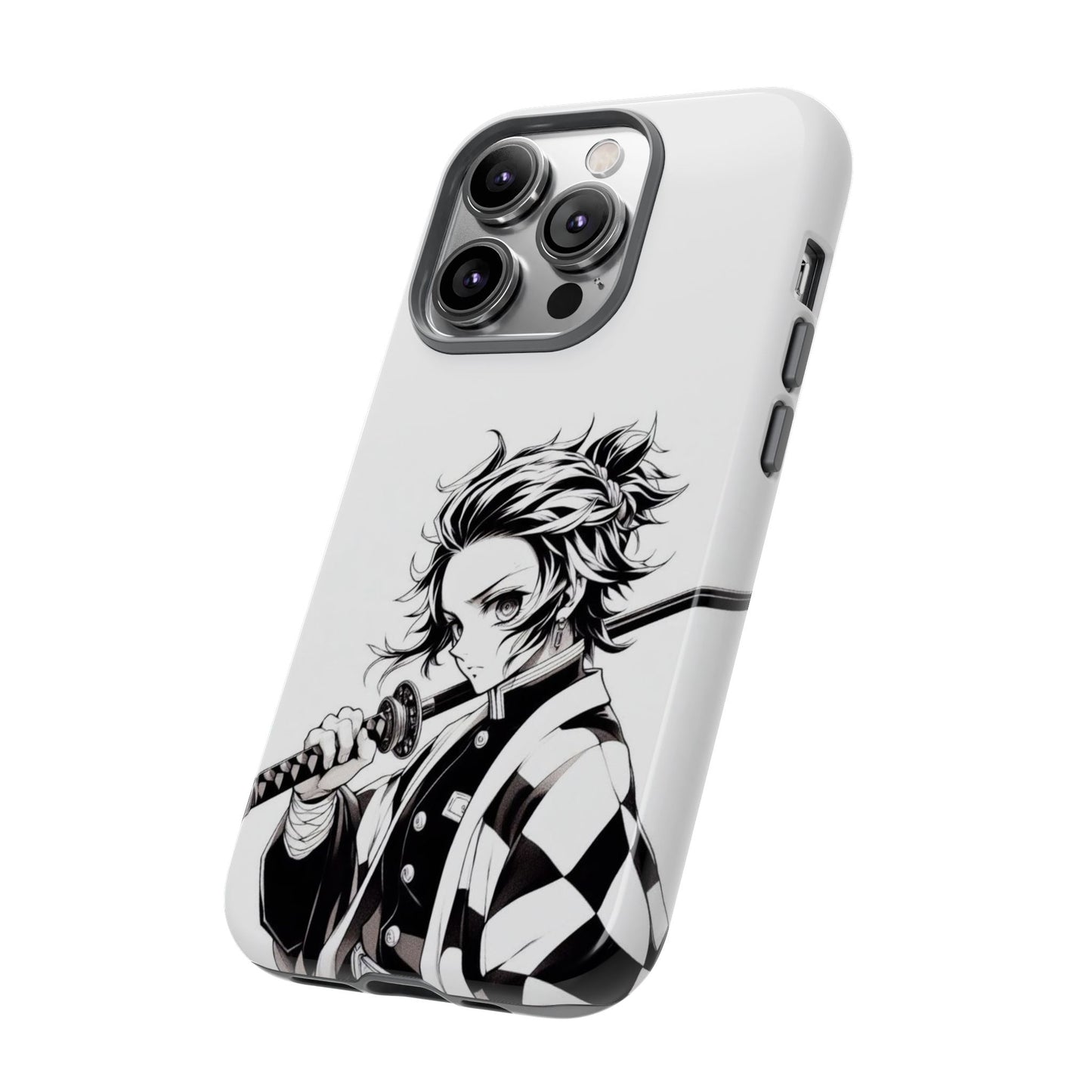 White Kamado Tanjiro Phone Case