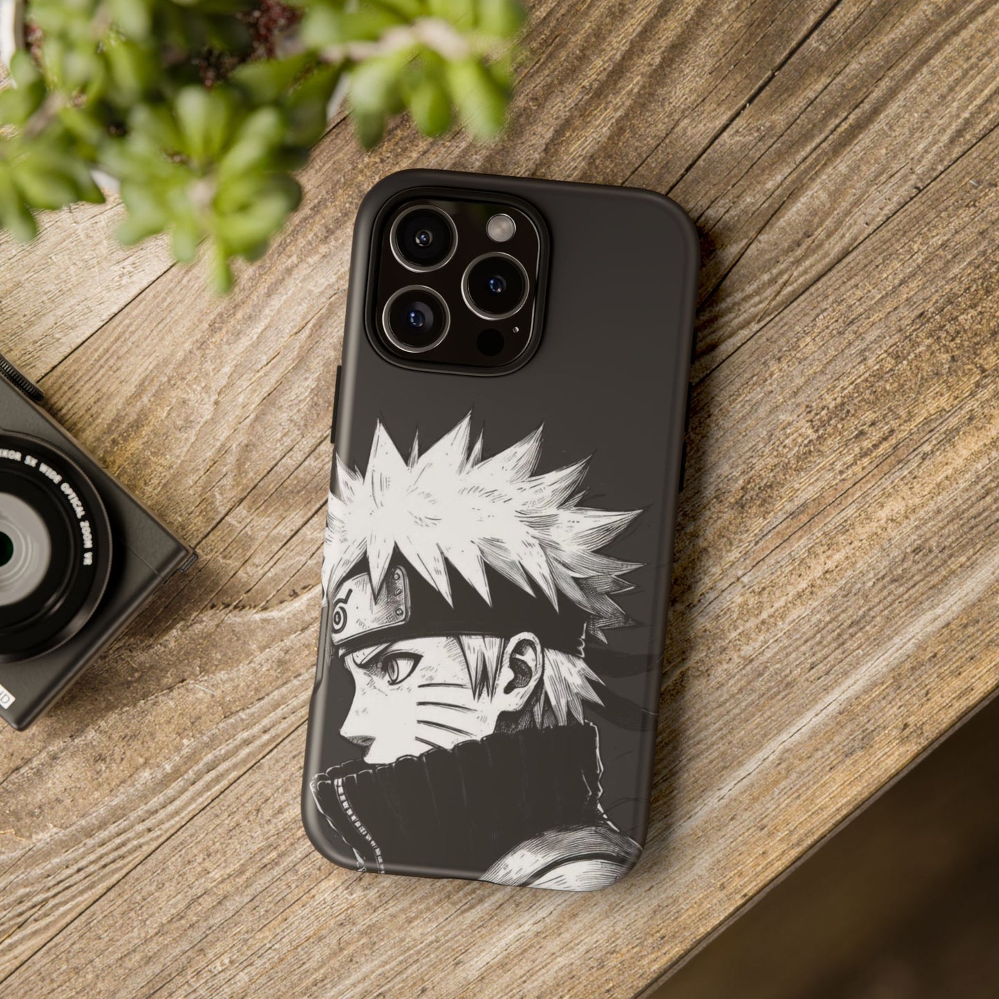 Black Naruto Clipart Phone Case