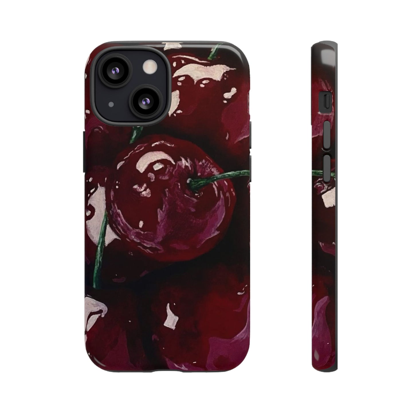 Cherry Painting iPhone Case