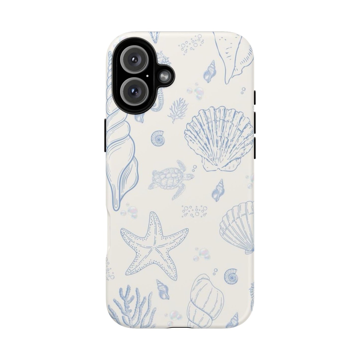 Blue Coastal Coral iPhone Case