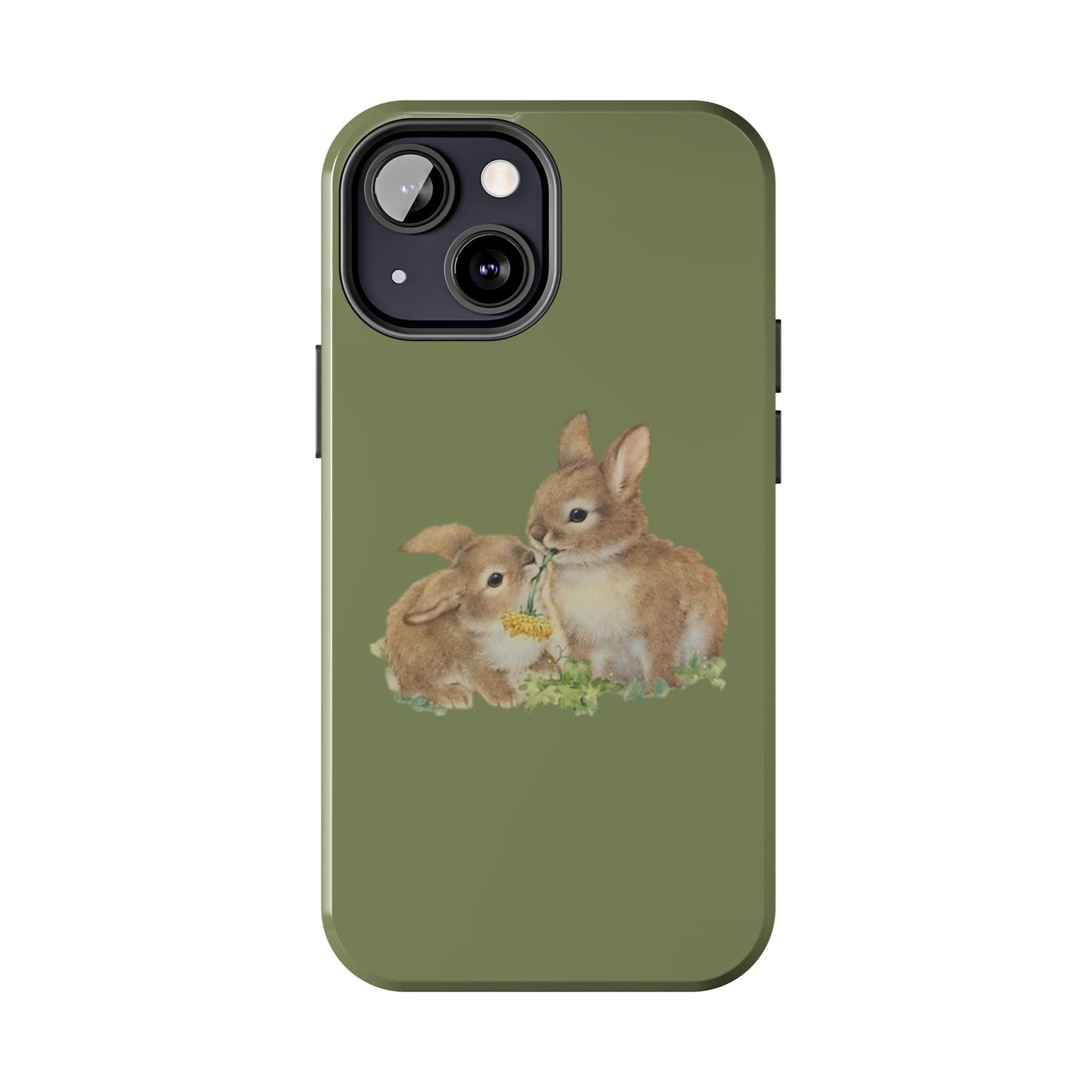 Olive Bunny iPhone Case