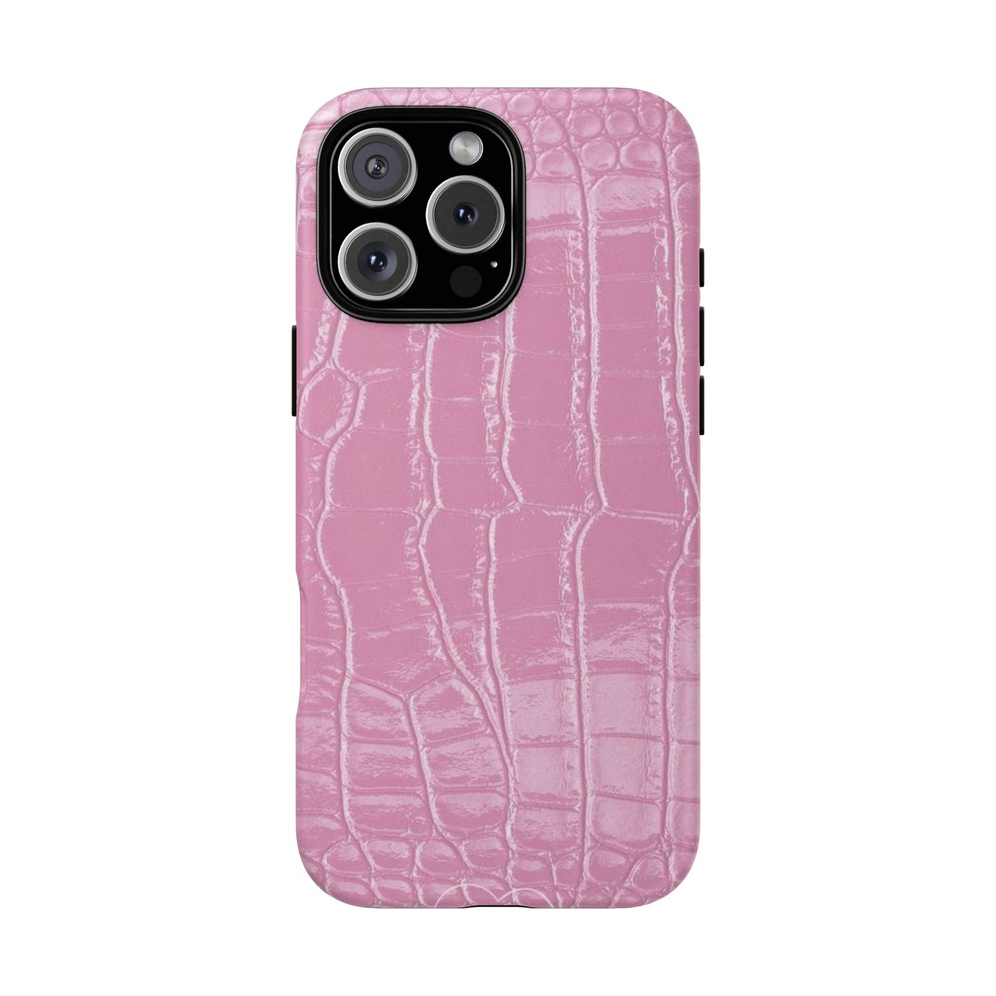 Pink Leather iPhone Case