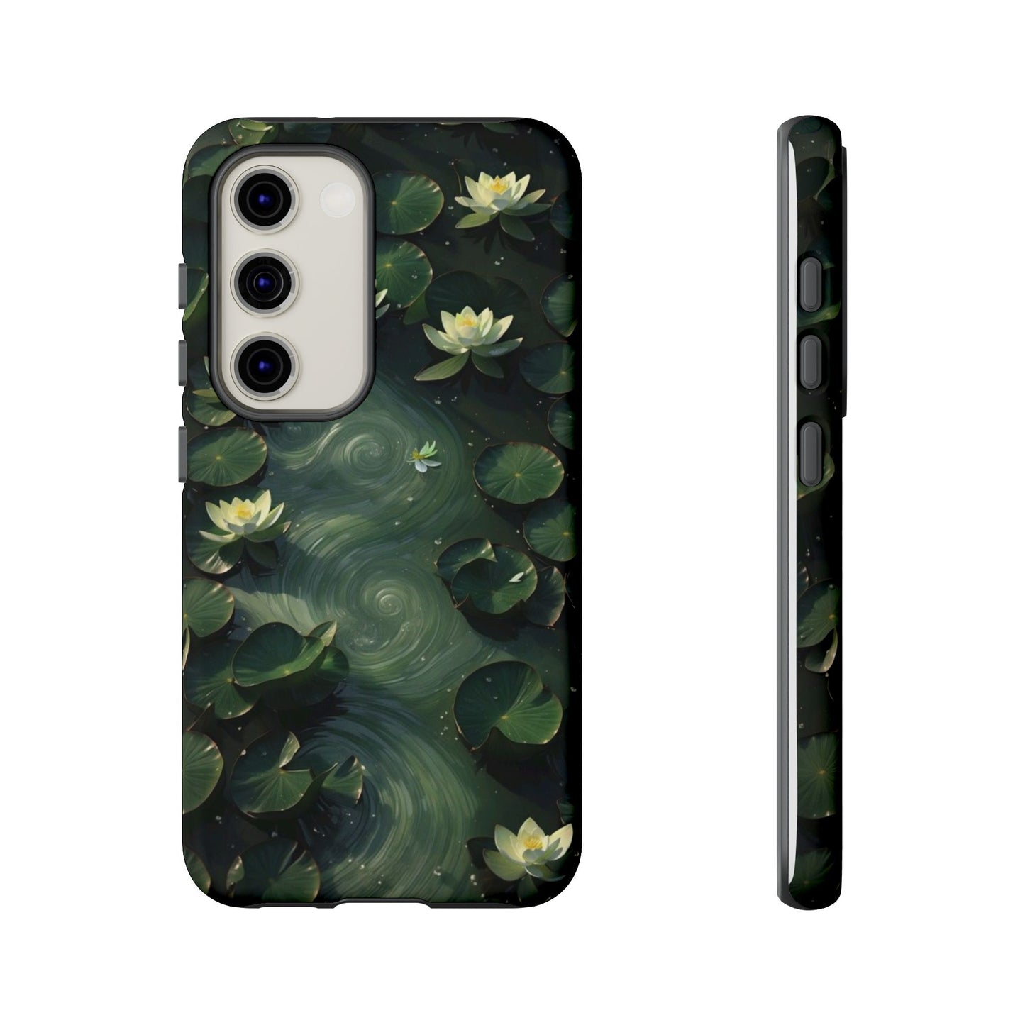 Lilypad Swirls iPhone Case