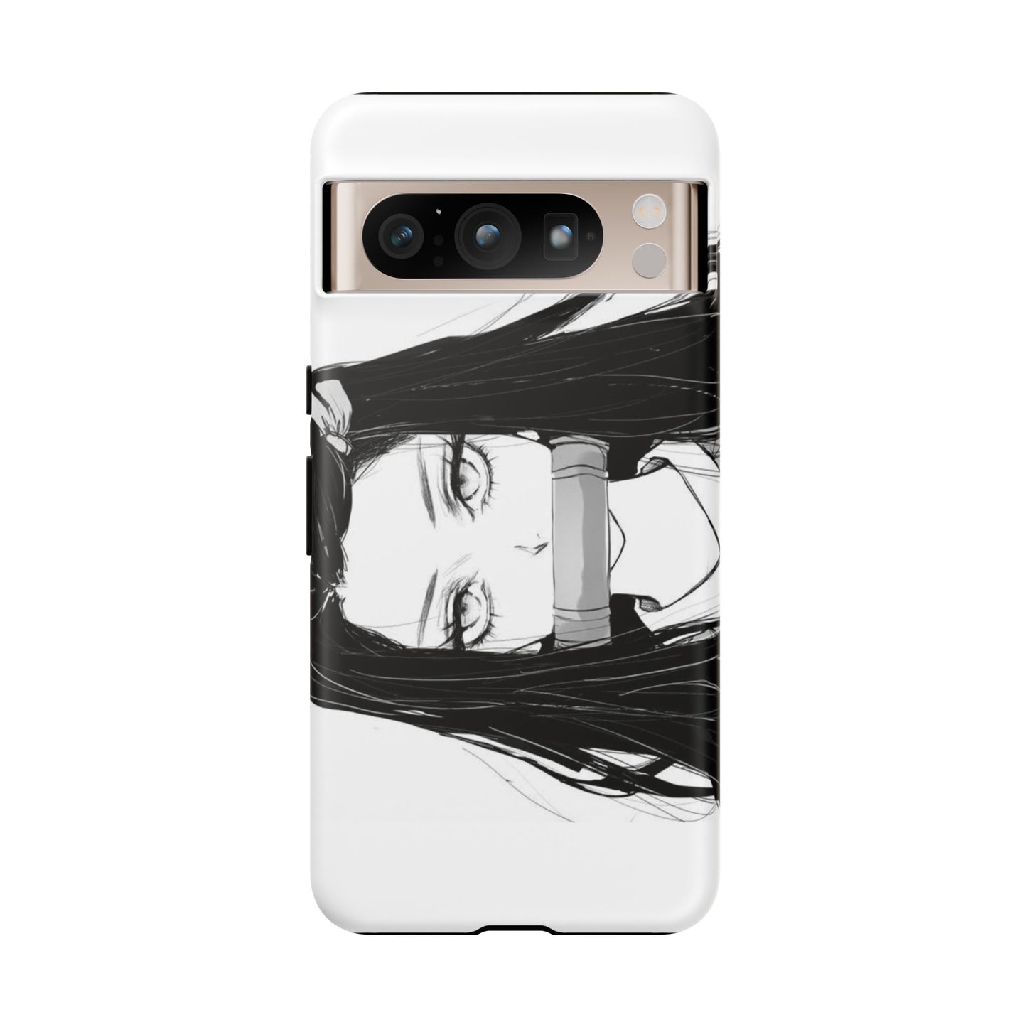 White Nezuko Kamado Clipart Phone Case